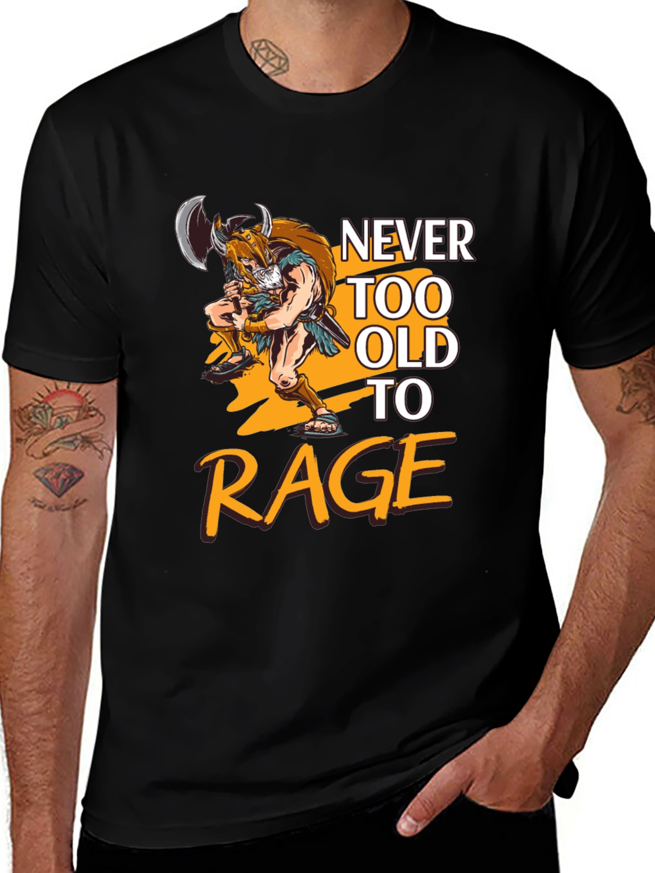 Variant 6 of Never Too Old To Rage Graphic T-Shirt