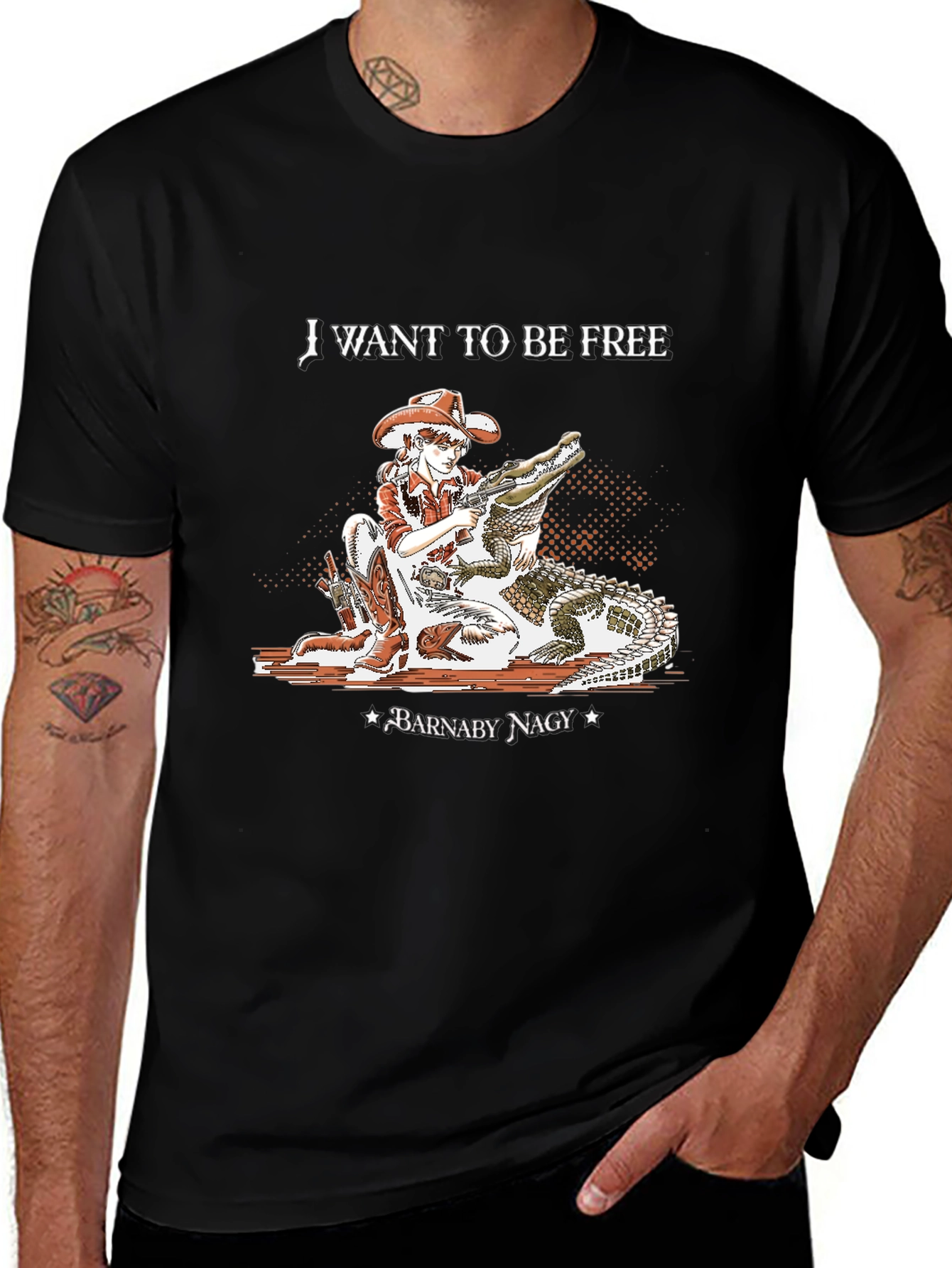 Variant 7 of I Want to Be Free Graphic T-Shirt
