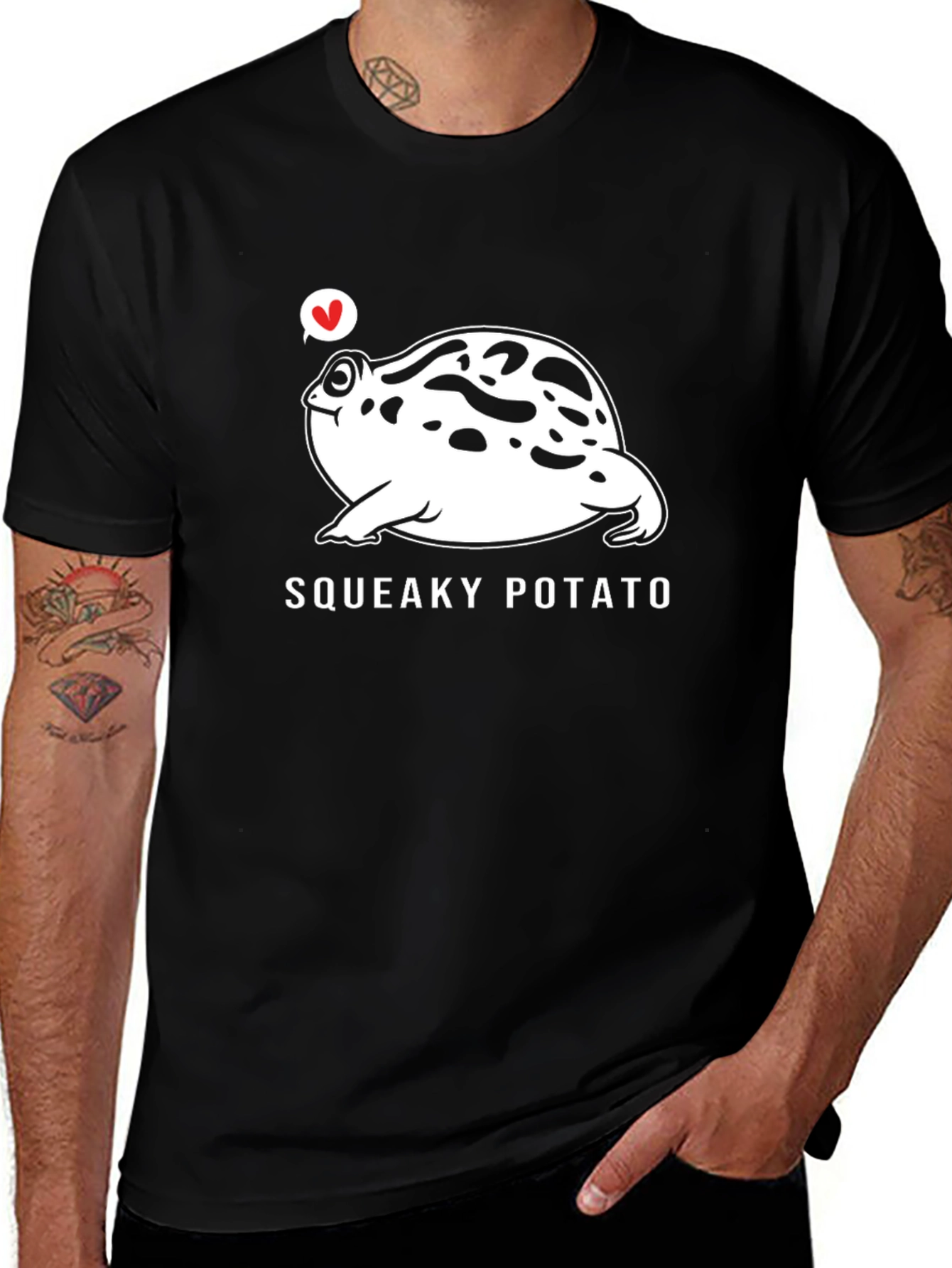 Variant 10 of Squeaky Potato Frog Graphic T-Shirt