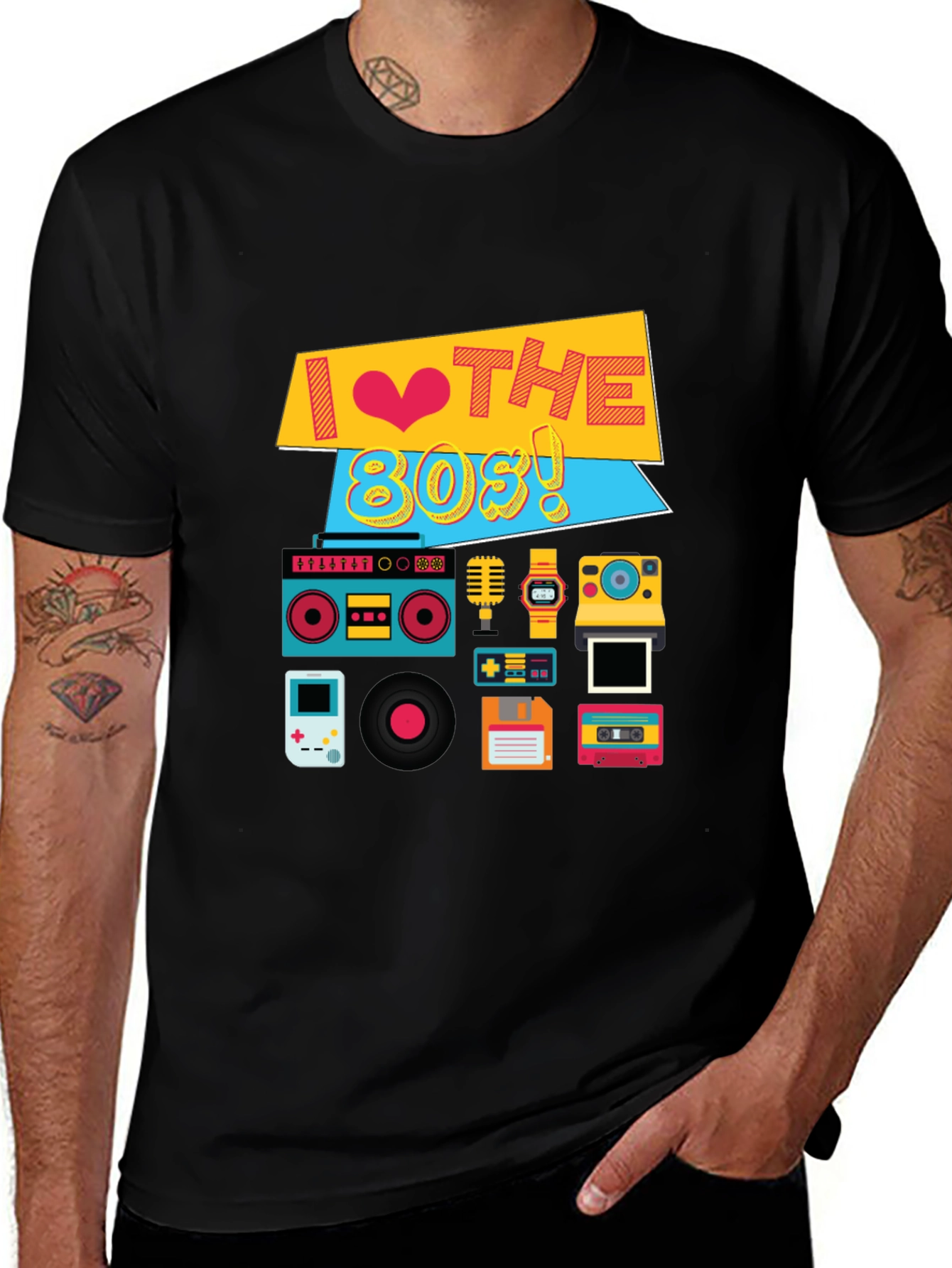 I Love the 80s T-Shirt Retro Style