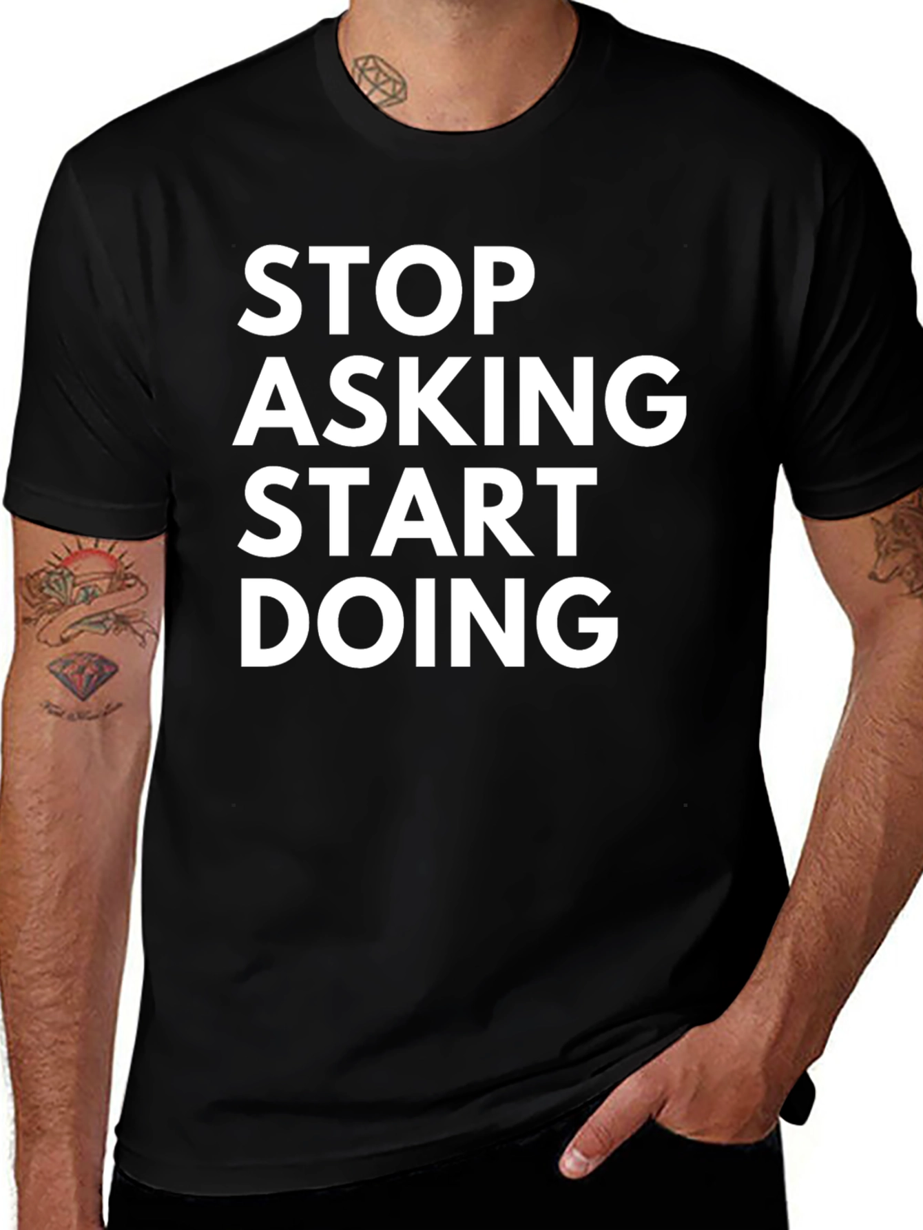 Variant 5 of Stop Asking, Start Doing Graphic Tee