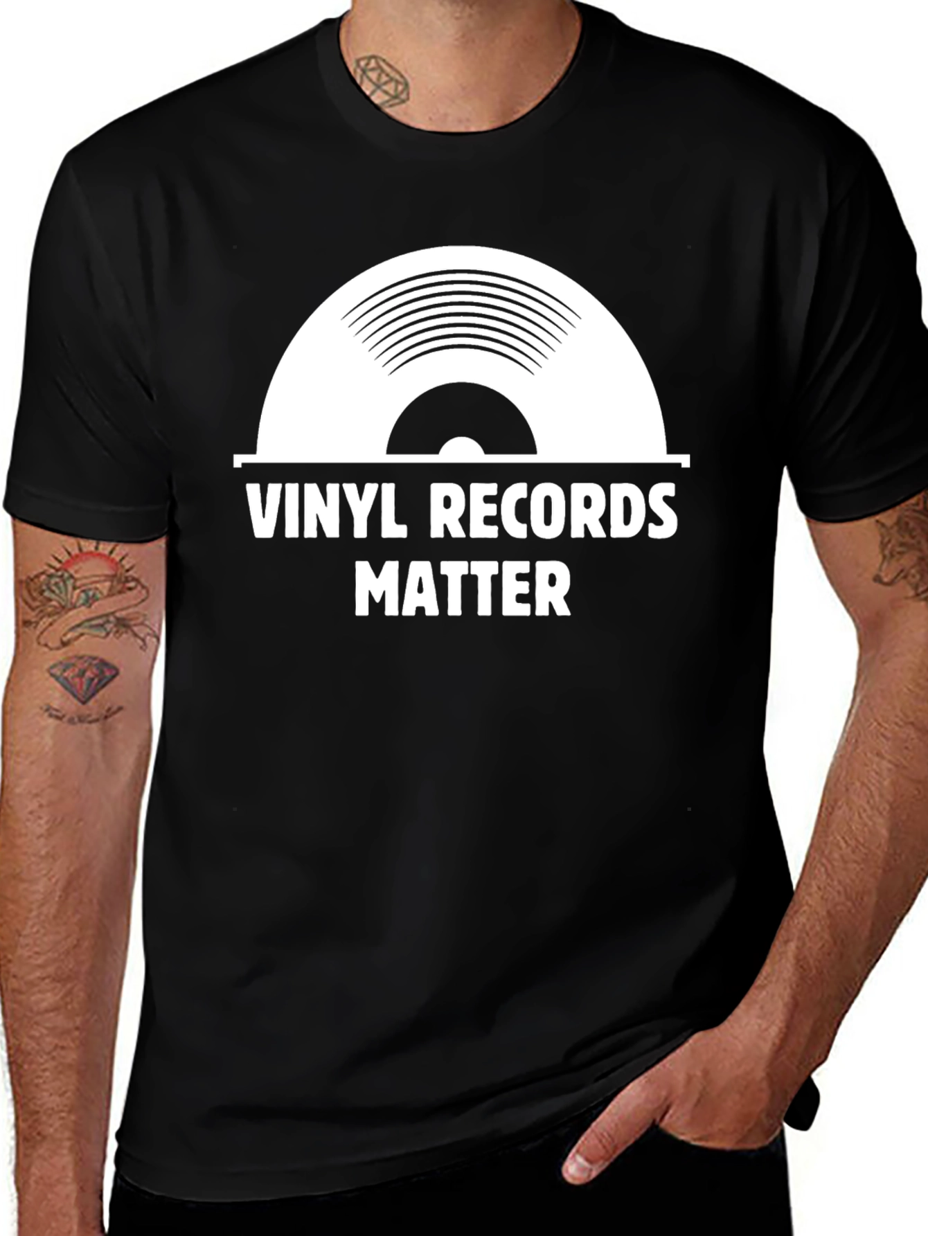 Variant 9 of Vinyl Records Matter Graphic T-Shirt