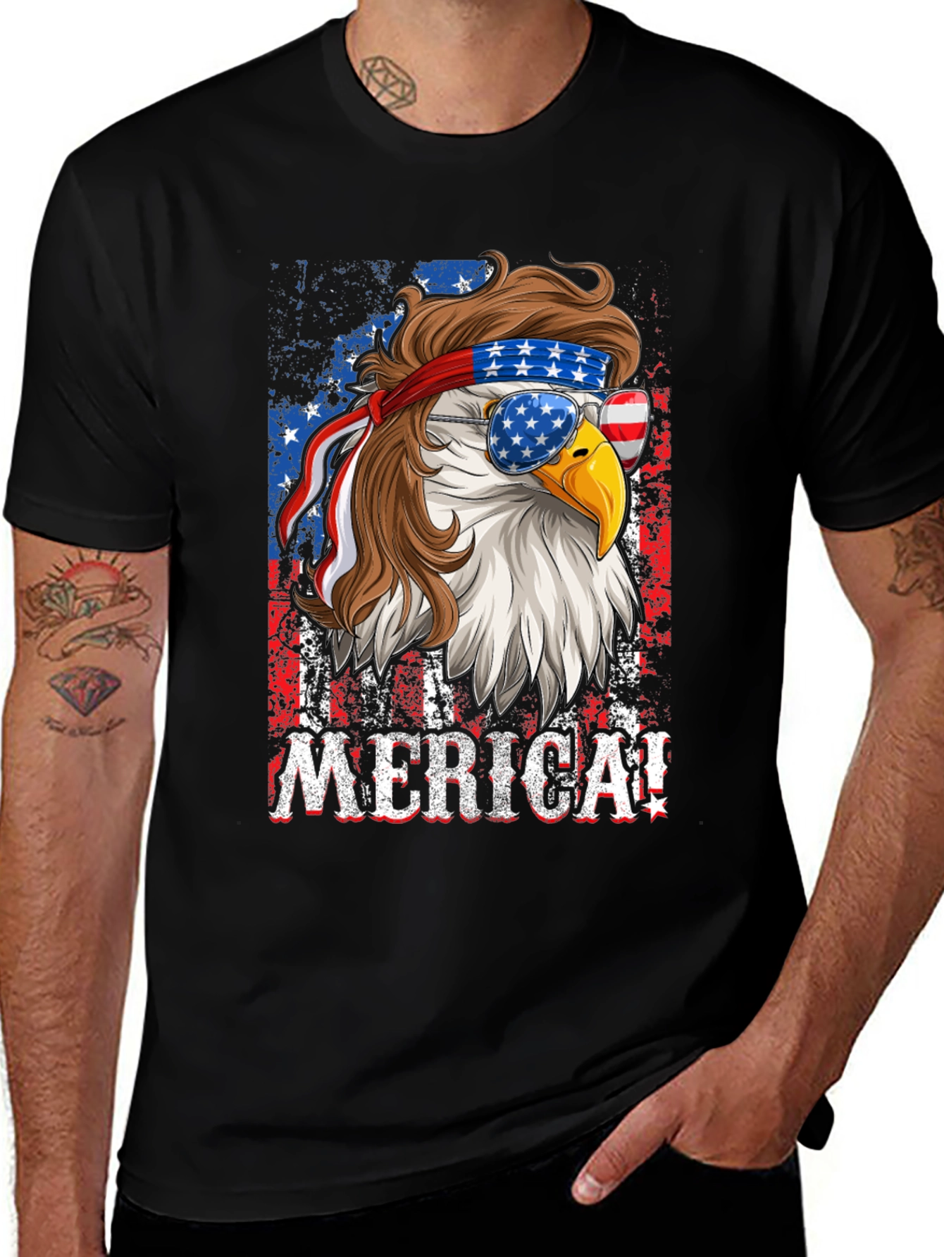 Variant 22 of Patriotic Eagle T-Shirt - 'Merica!
