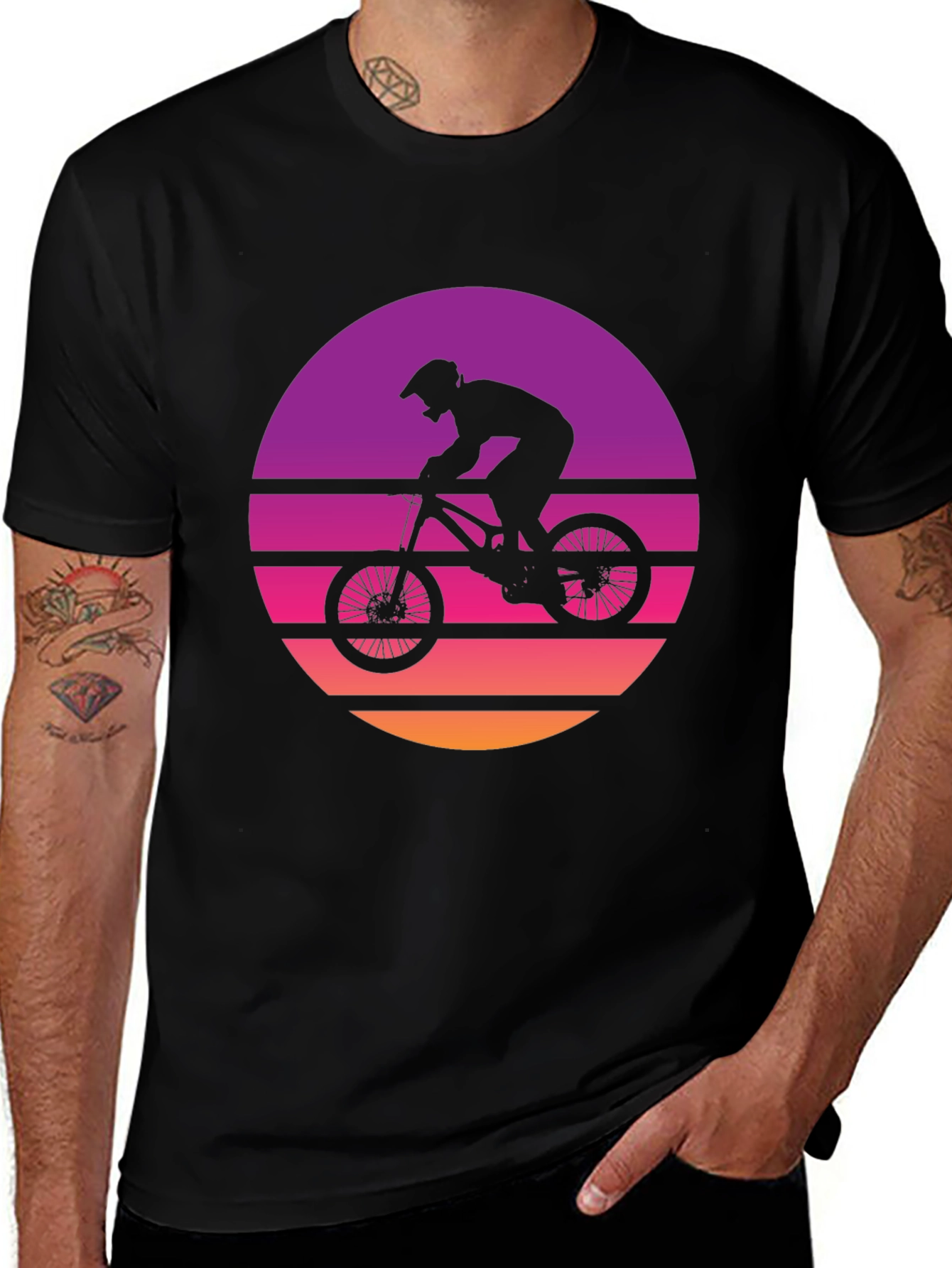 Variant 29 of Retro Mountain Biker Graphic Tee