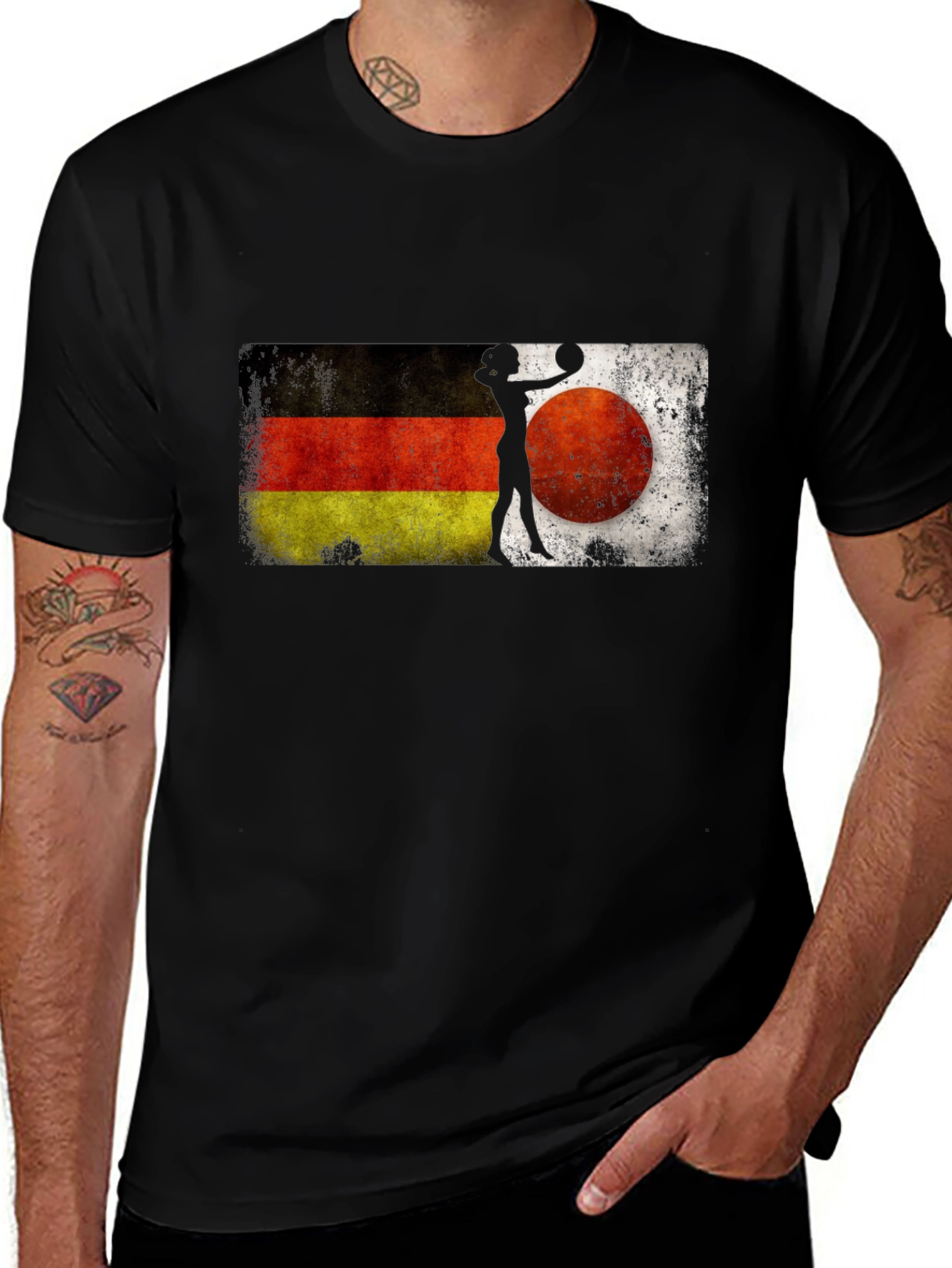 Variant 13 of Germany Japan Volleyball T-Shirt