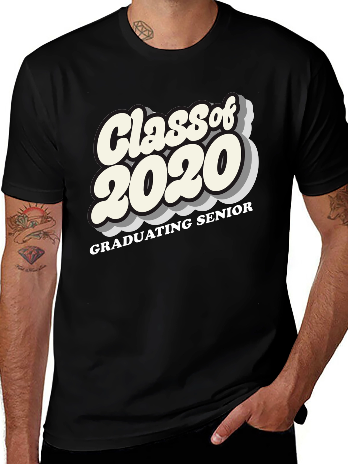 Variant 2 of Class of 2020 Graduating Senior T-Shirt
