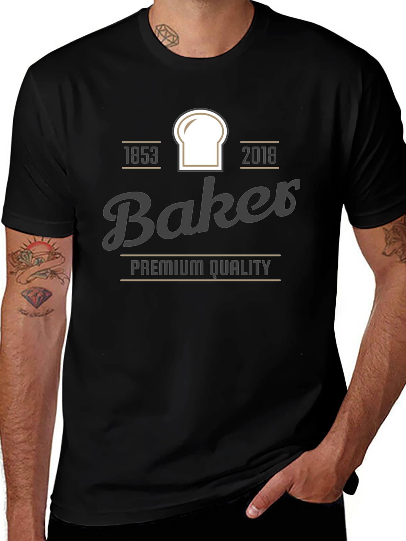 Variant 5 of Vintage Baker Premium Quality T-Shirt