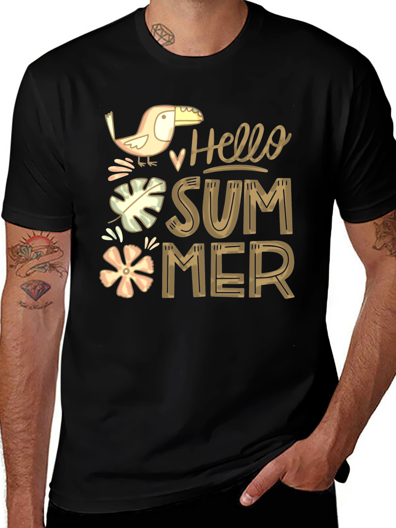 Variant 21 of Hello Summer Graphic T-Shirt