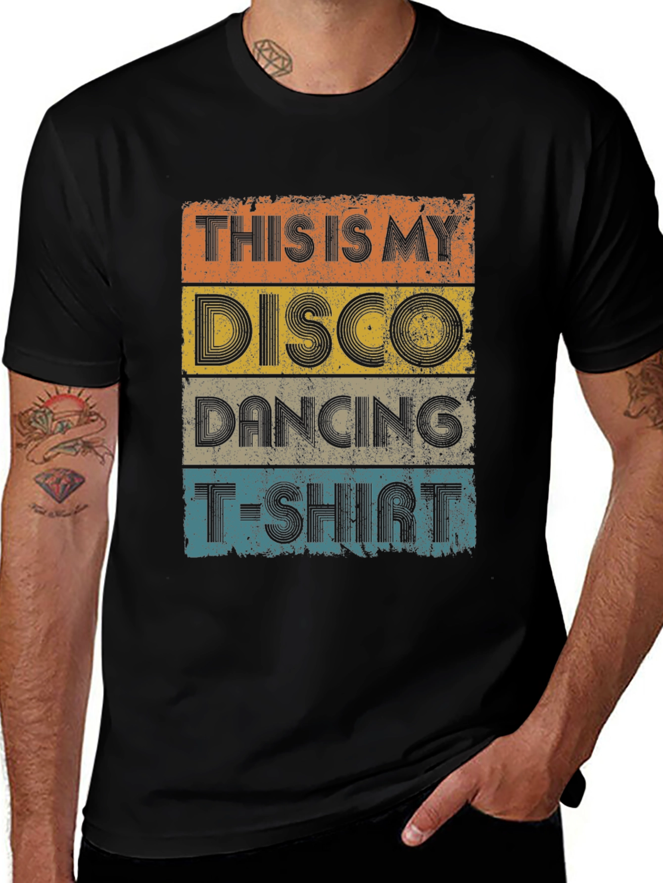 Variant 8 of Retro Disco Dancing T-Shirt - Vintage Style Tee