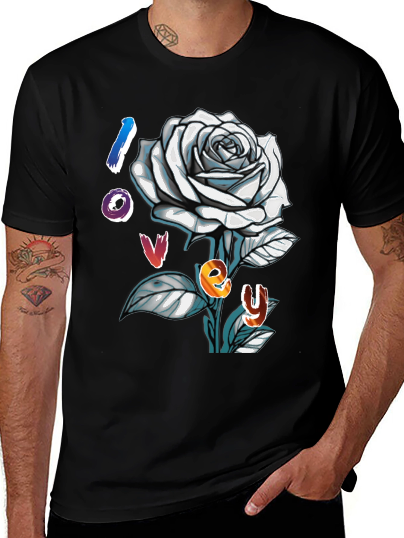 Variant 19 of Rose Lovey Graphic Tee