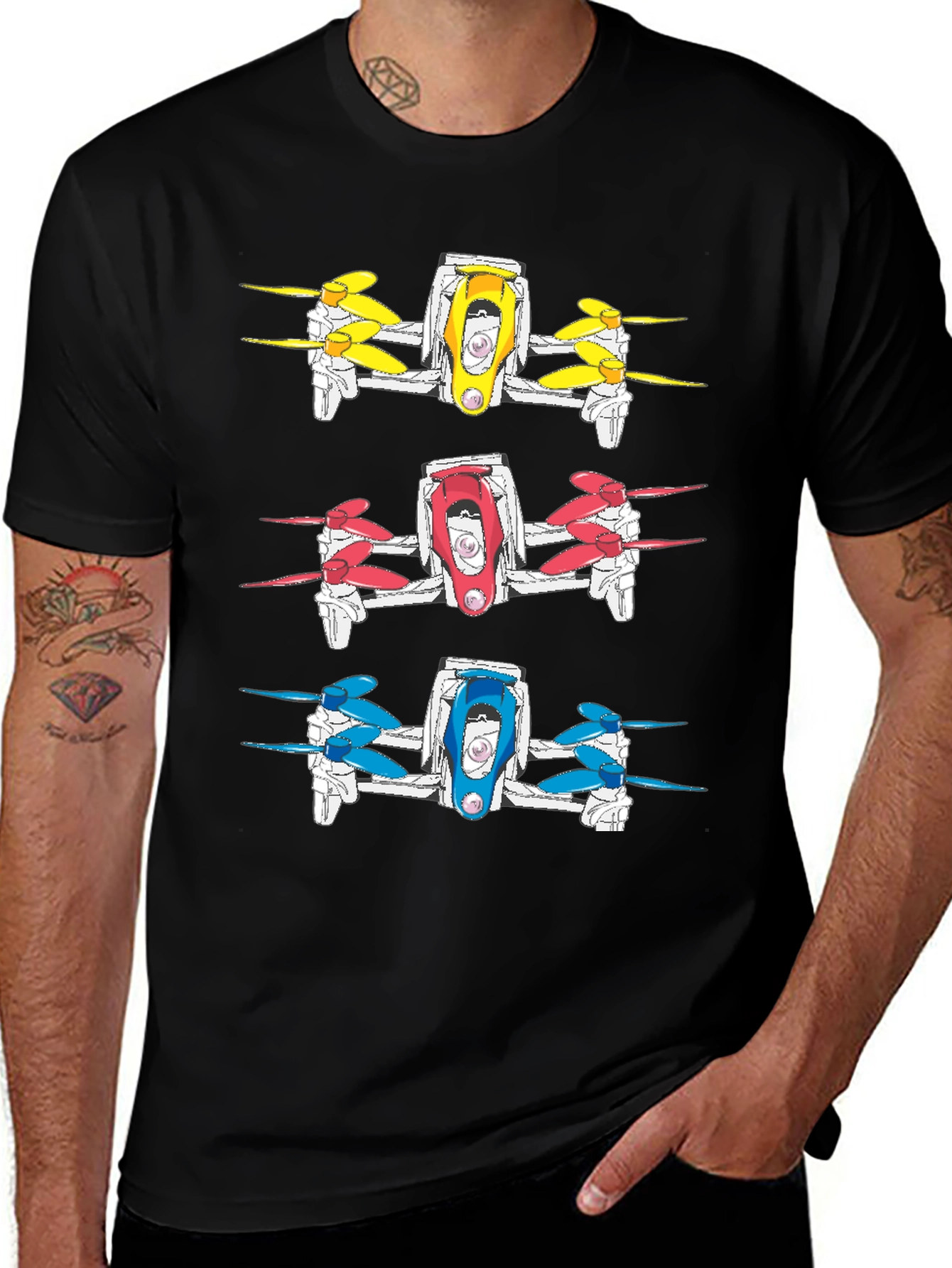 Drone T-Shirt - Cool Quadcopter Design