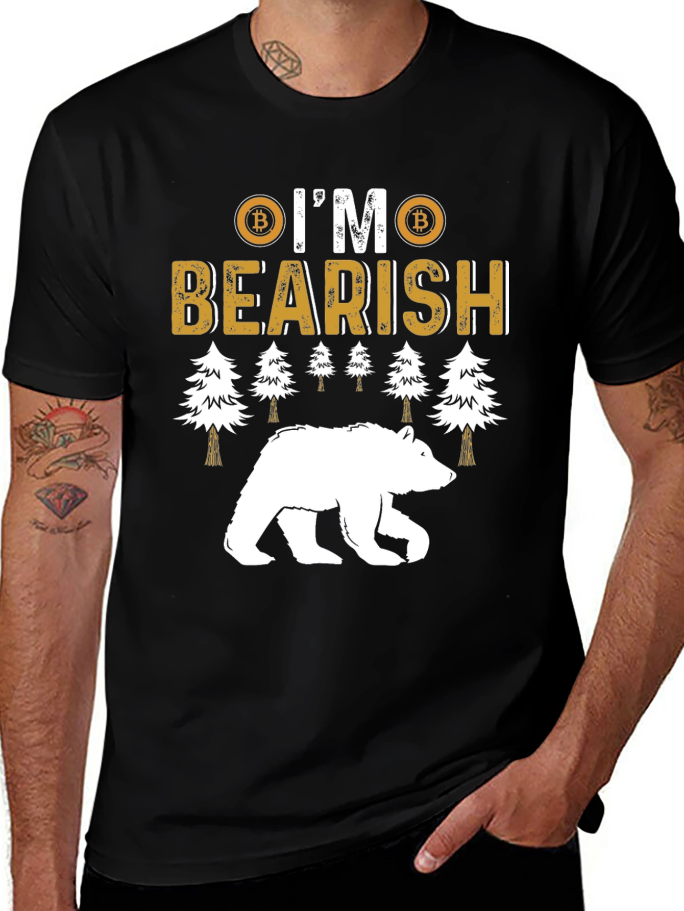 Bitcoin Bearish T-Shirt - Crypto Investor Tee