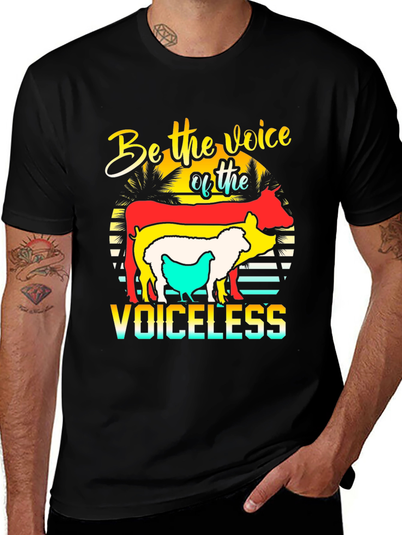 Variant 15 of Be the Voice Tee: Animal Rights