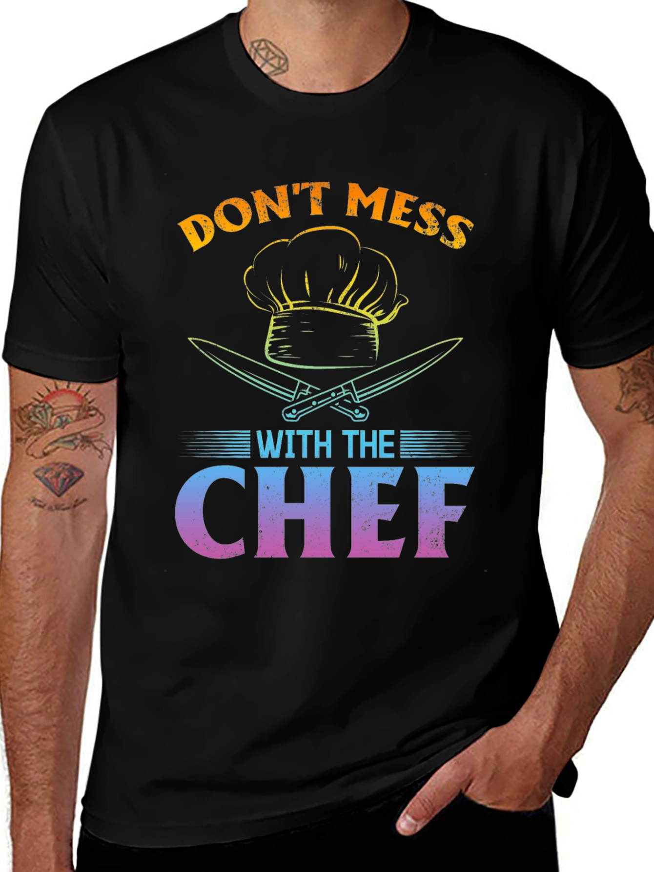 Don't Mess With The Chef Graphic T-Shirt