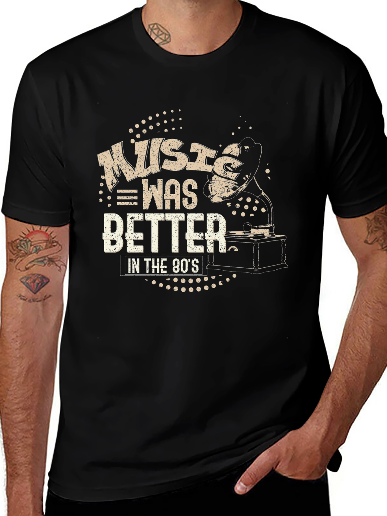 Variant 4 of Music Was Better In The 80's Tee