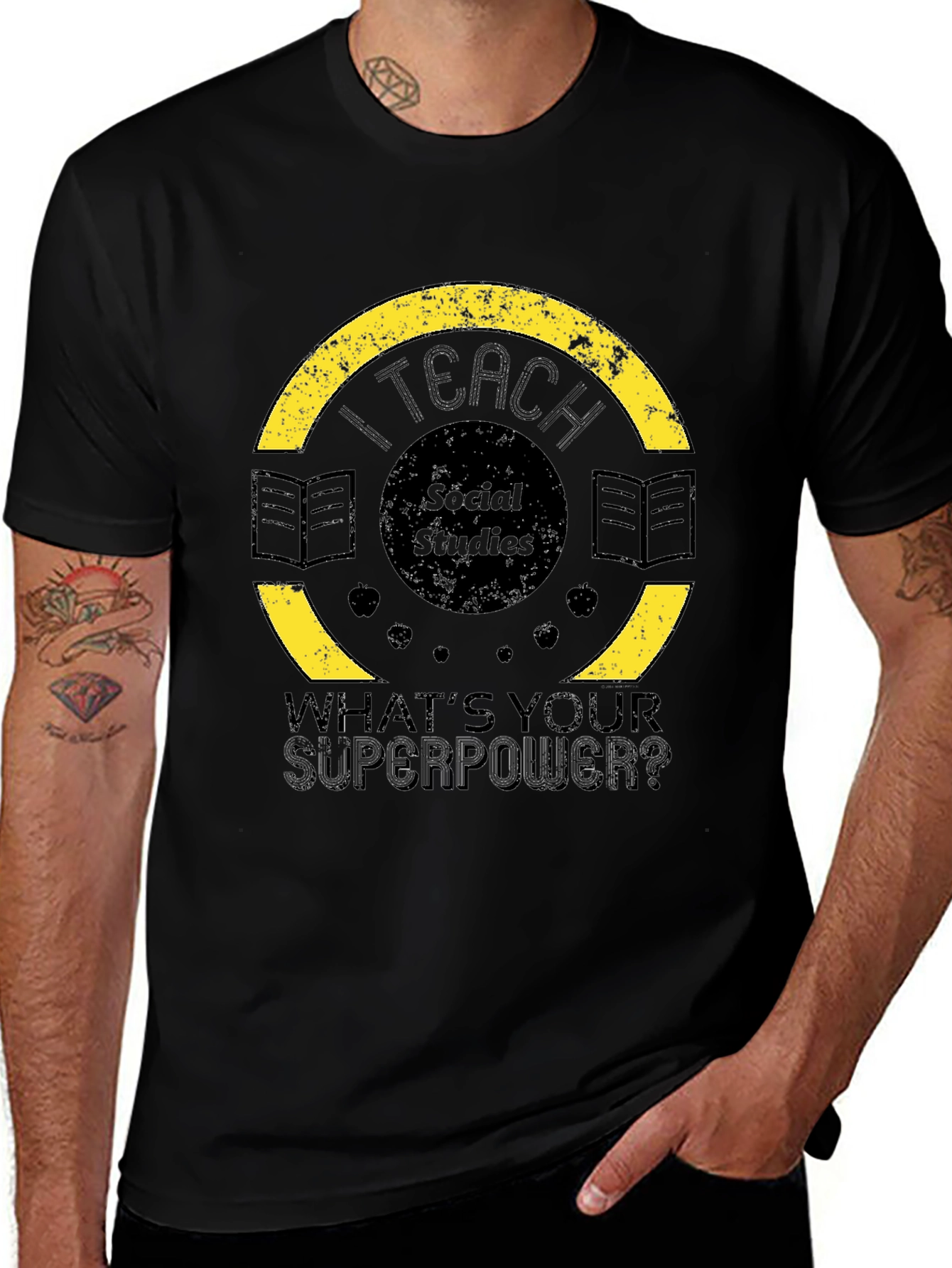 Social Studies Teacher Superpower T-Shirt