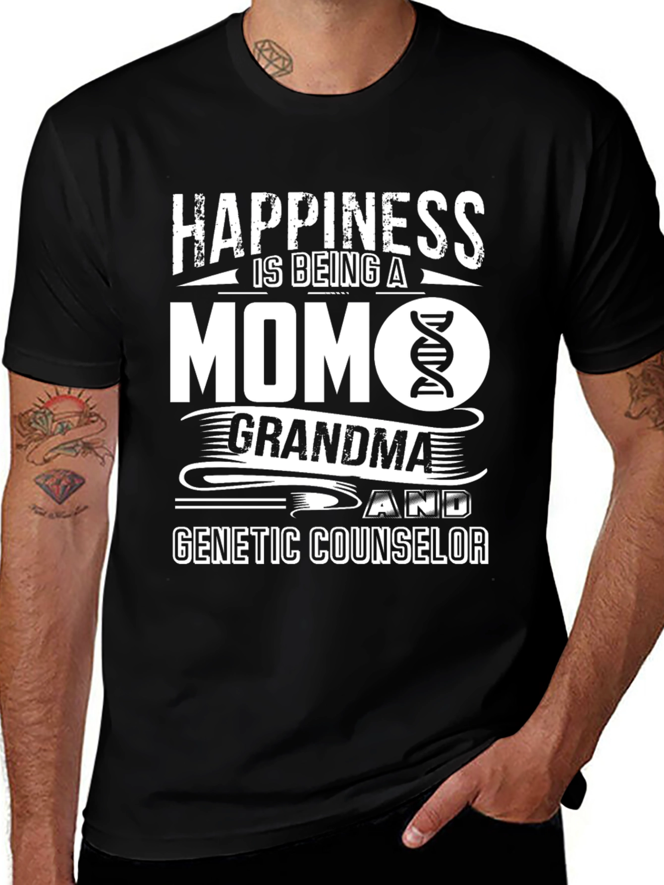 Variant 9 of Mom Grandma Genetic Counselor T-Shirt
