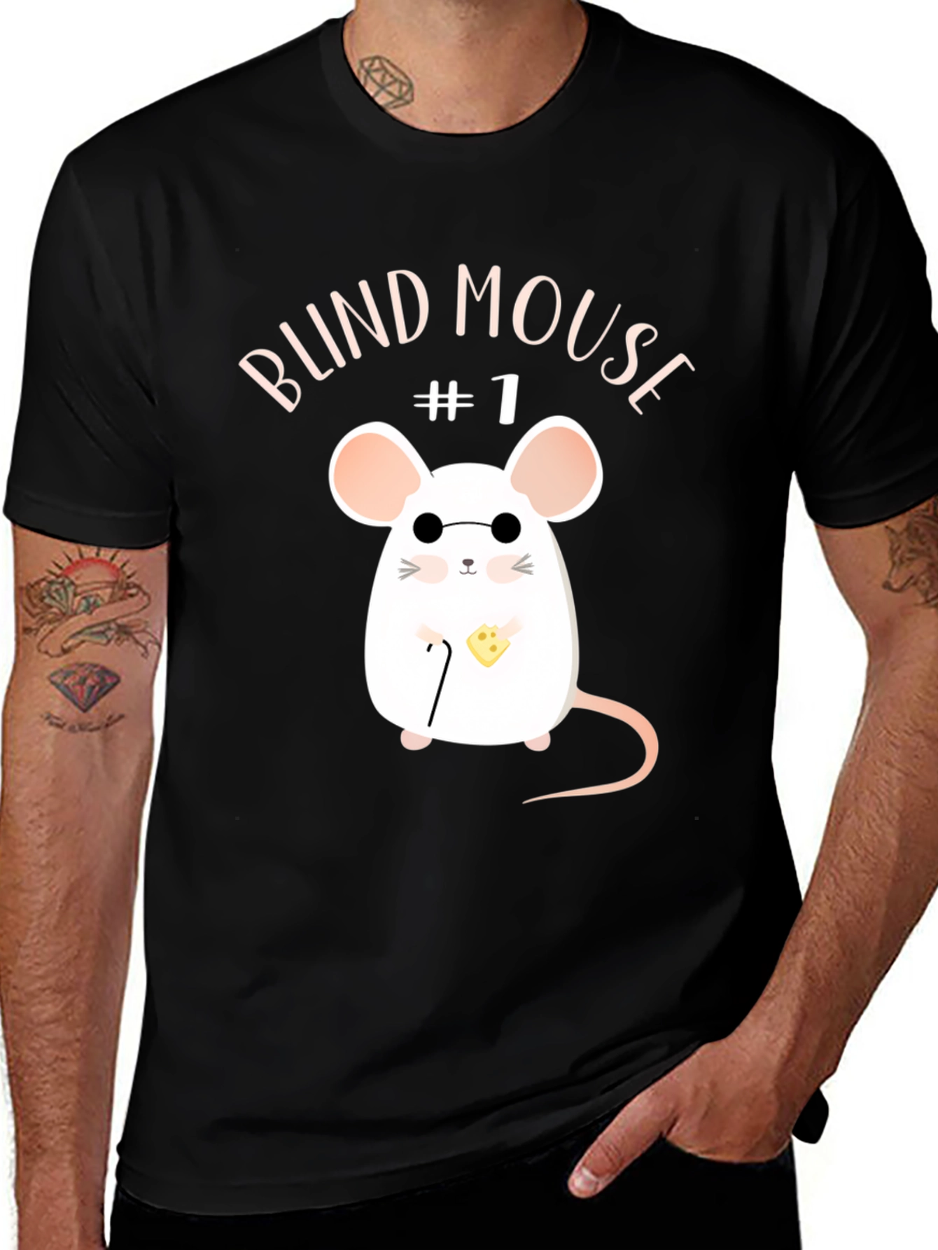 Variant 2 of Blind Mouse #1 Graphic T-Shirt