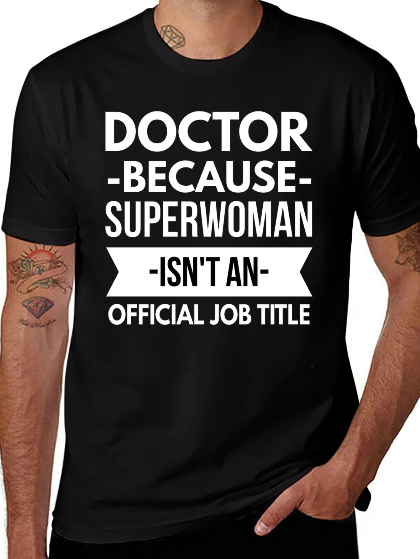 Variant 14 of Doctor Superwoman Funny T-Shirt
