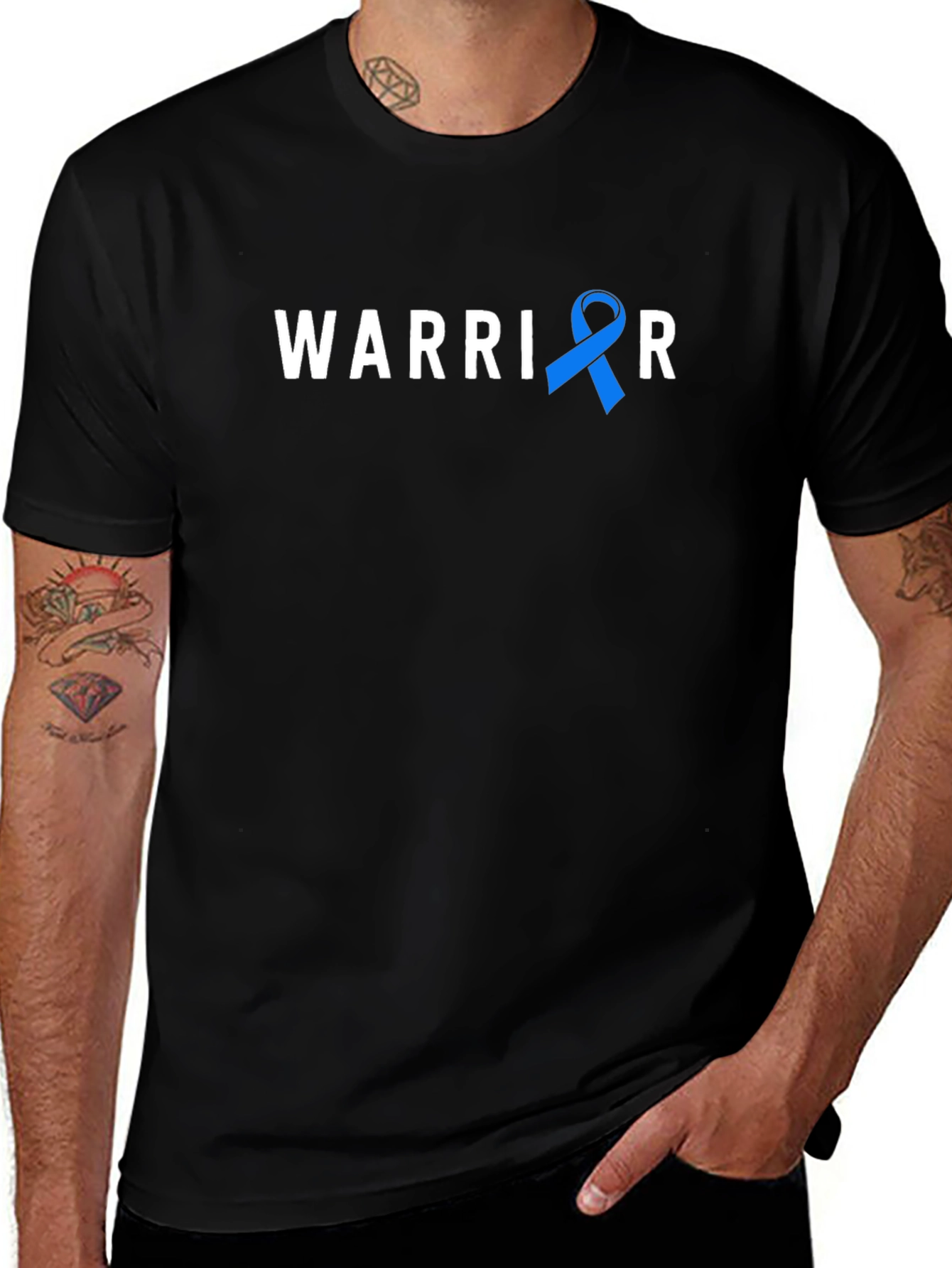 Variant 7 of Warrior Ribbon Awareness T-Shirt
