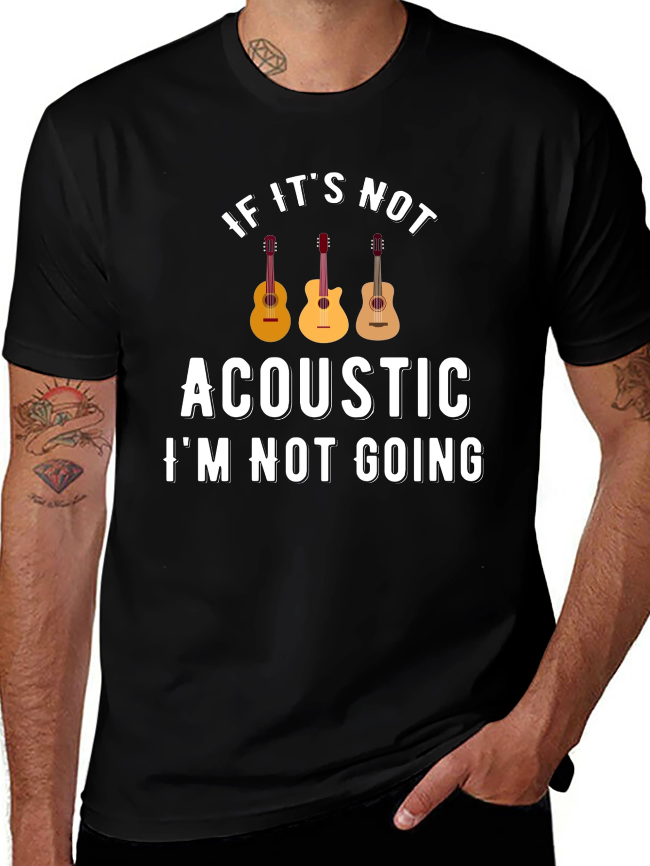 Variant 10 of Acoustic Music Lover T-Shirt