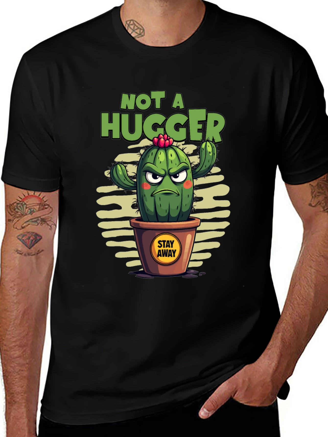 Variant 13 of Not a Hugger Graphic T-Shirt