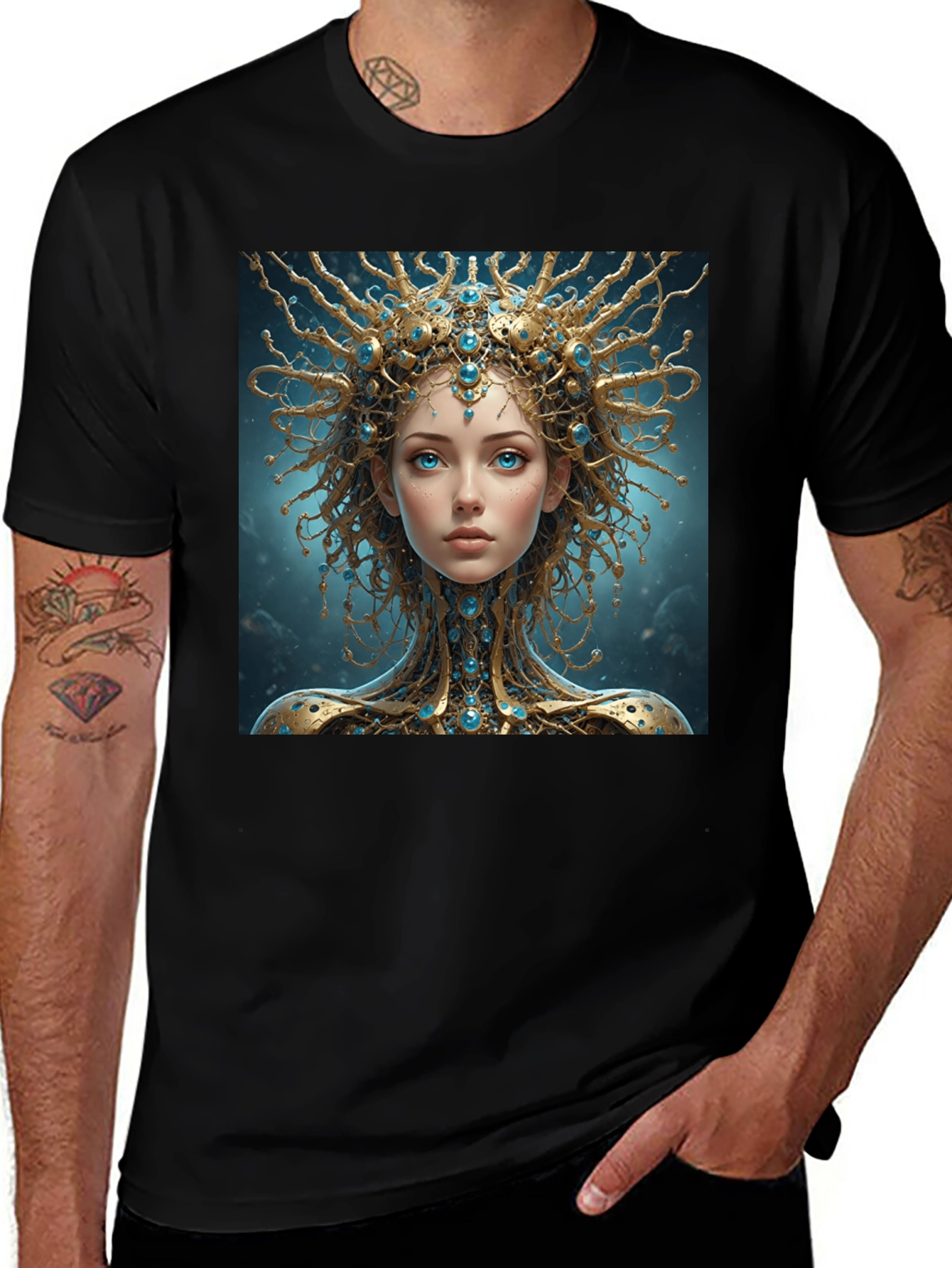Variant 7 of Mystic Woman Graphic Tee - Unique Design T-Shirt