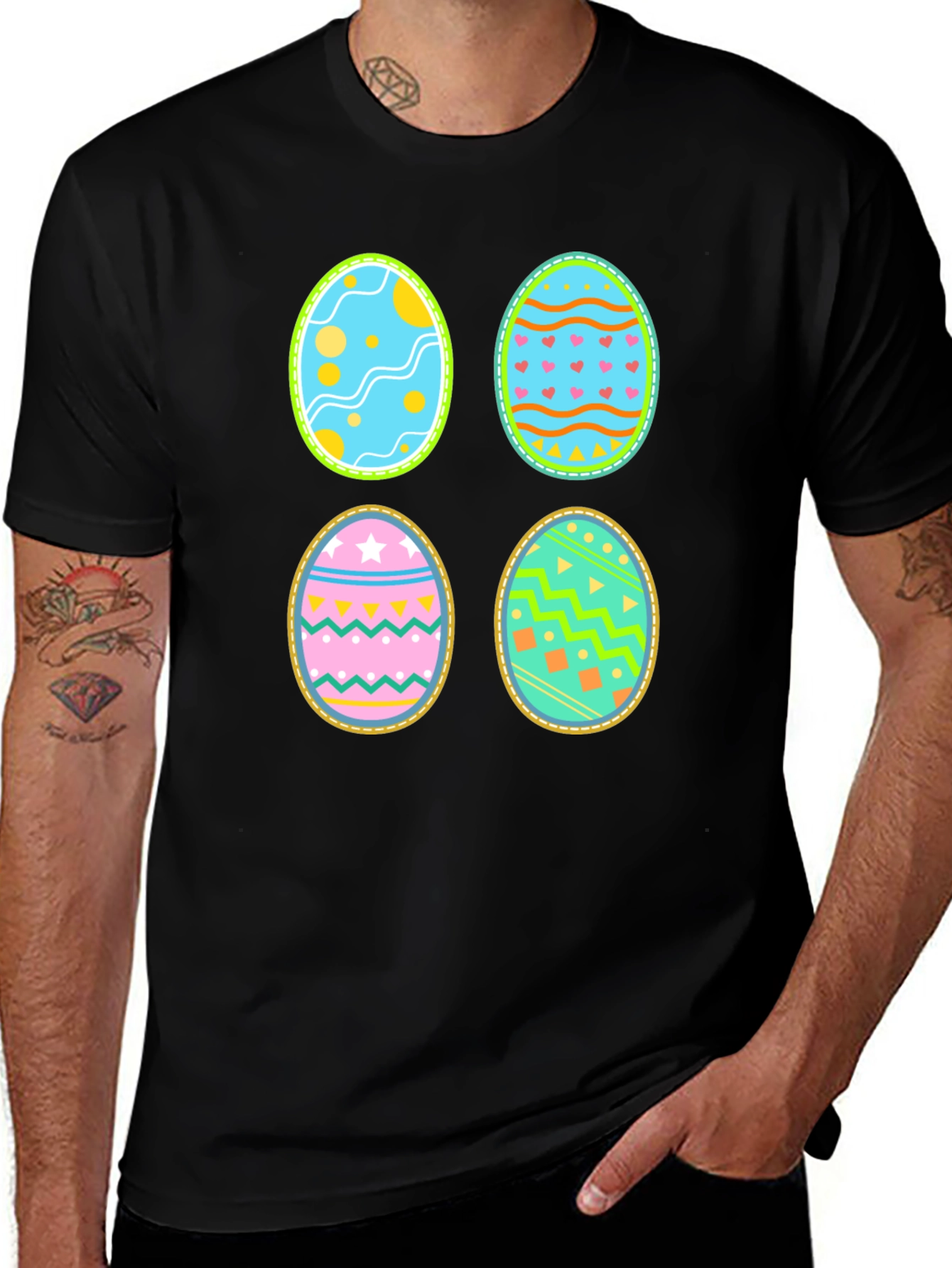 Variant 16 of Festive Easter Egg T-Shirt - Fun Holiday Apparel