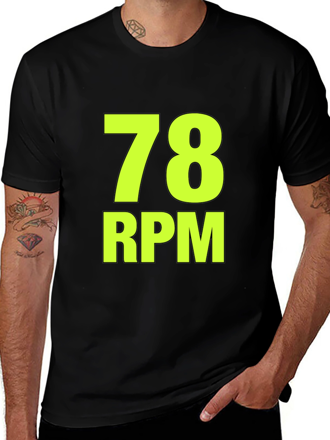 78 RPM T-Shirt - Retro Music Fan Tee
