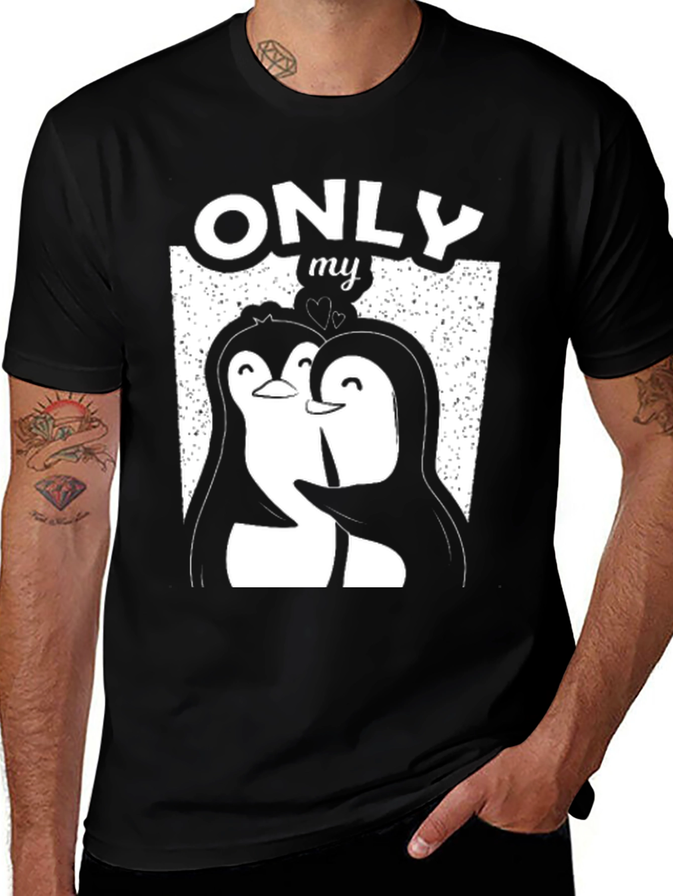 Variant 24 of Only My Penguin Love Graphic T-Shirt