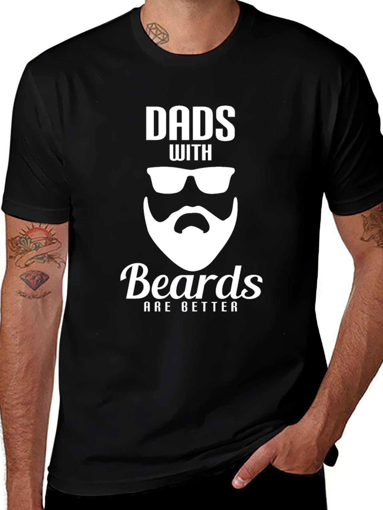 Dads with Beards T-Shirt - Funny Father's Day Gift