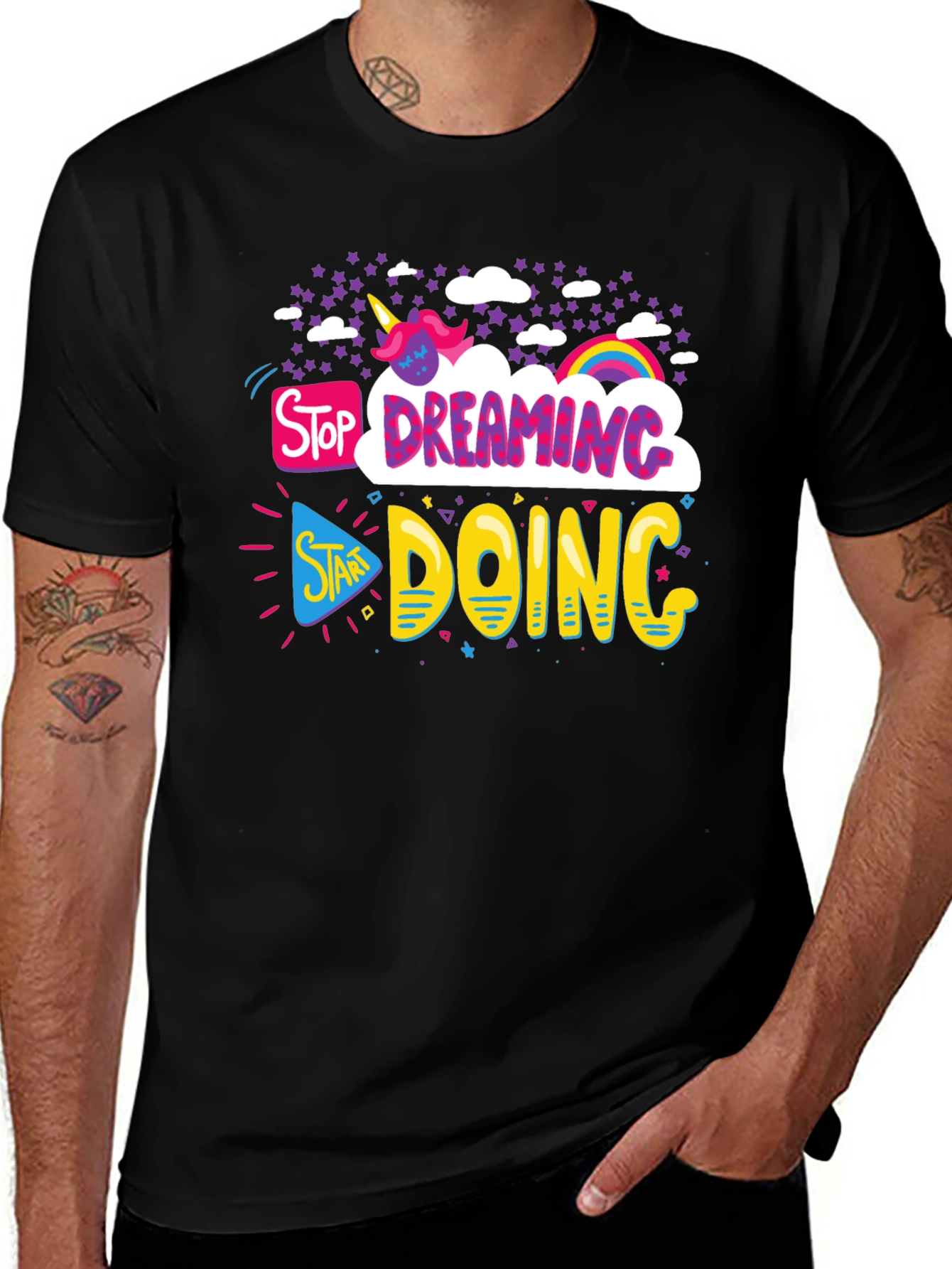 Stop Dreaming Start Doing Graphic T-Shirt
