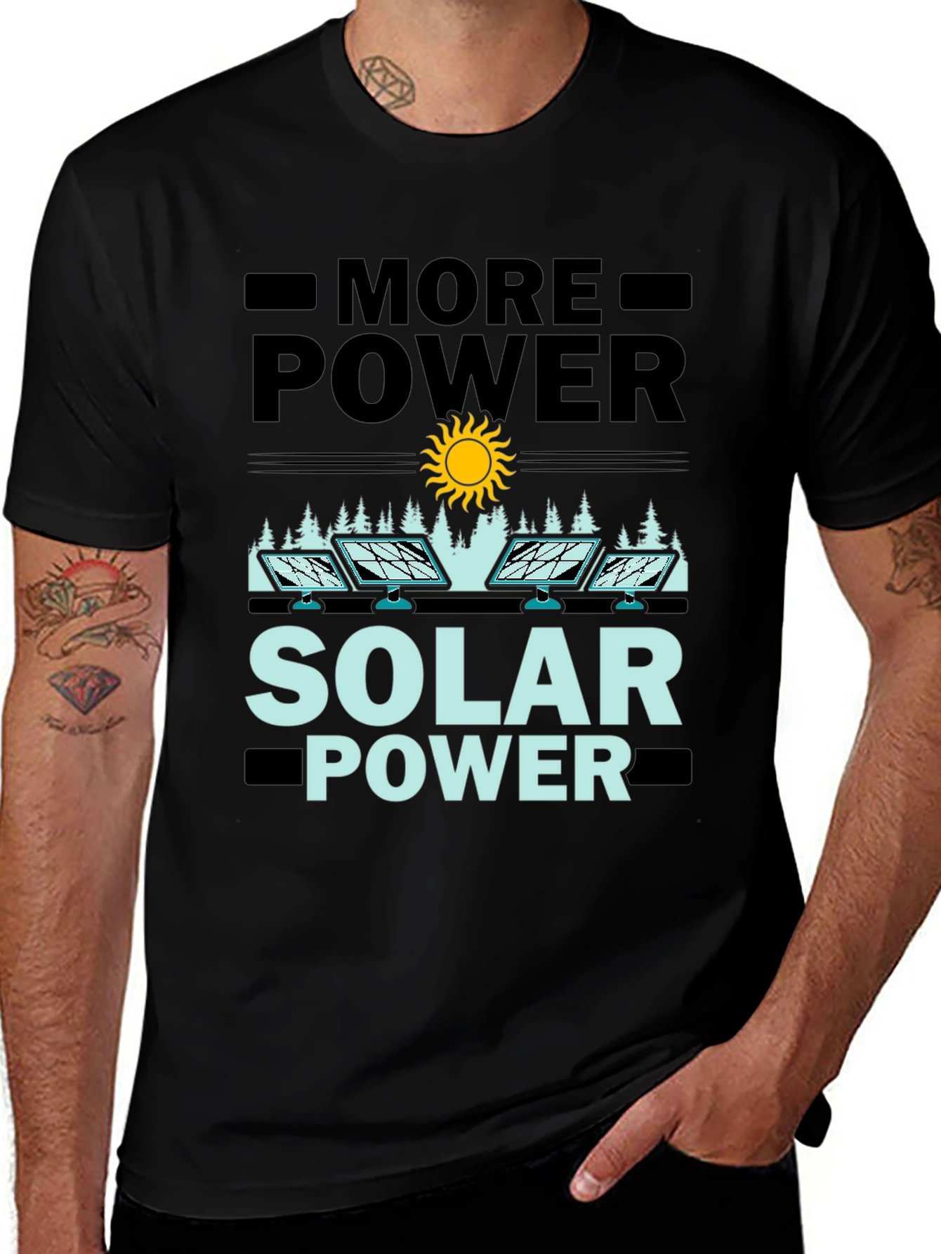 More Power Solar Power Graphic Tee