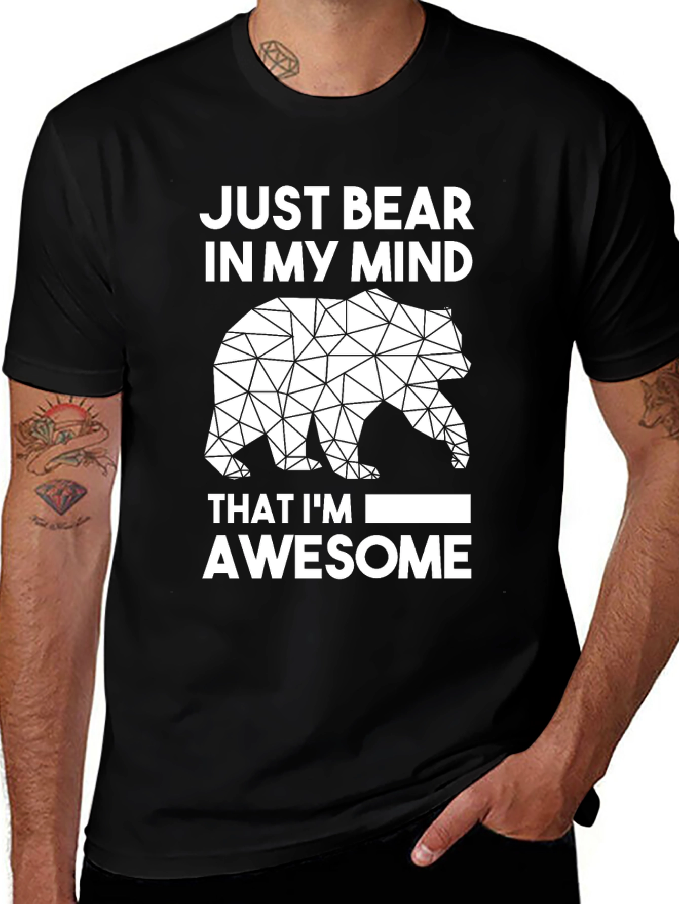 Variant 18 of Just Bear In My Mind Graphic Tee