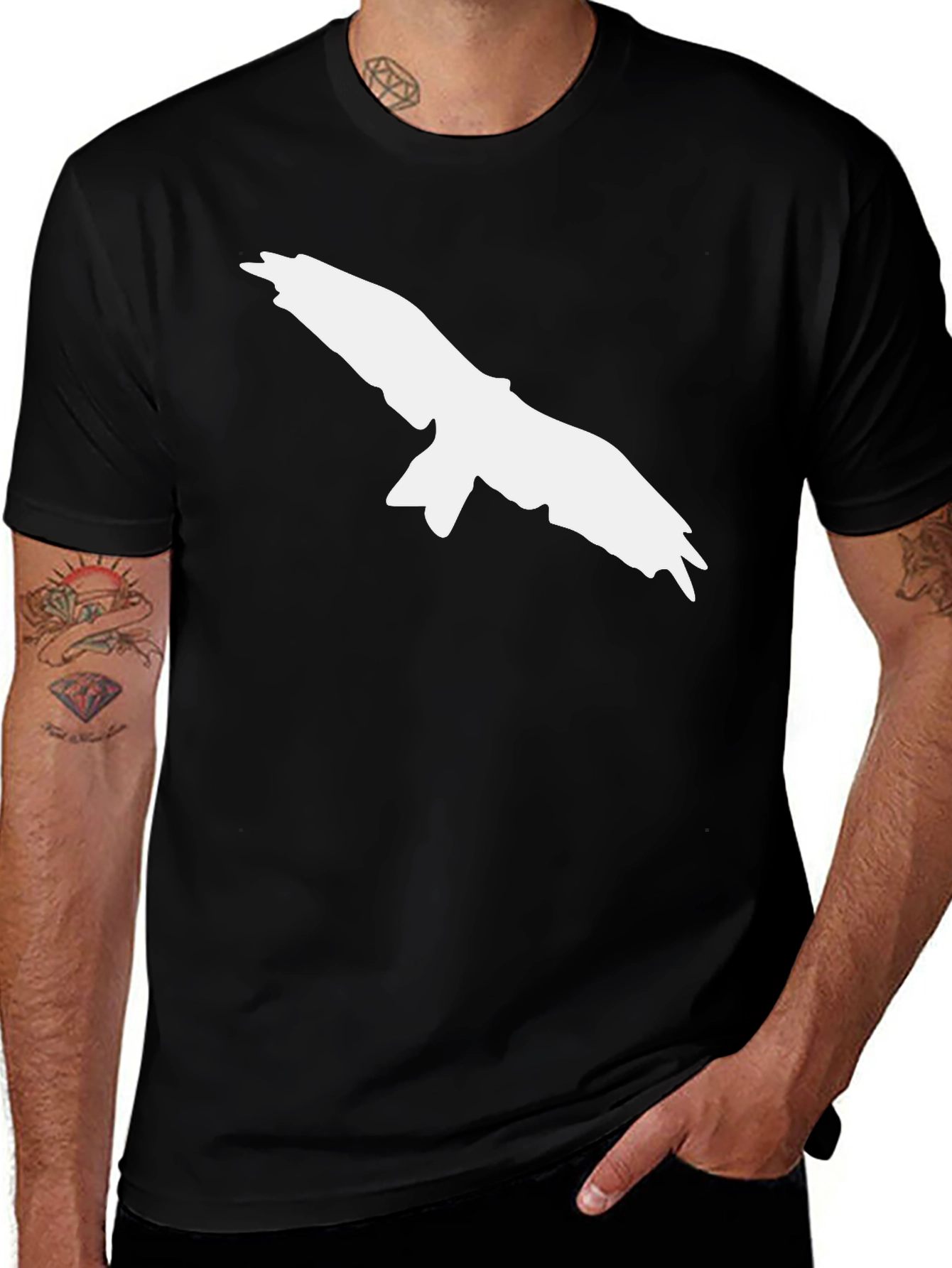 Variant 28 of Black Eagle Graphic Tee - Men's Short Sleeve