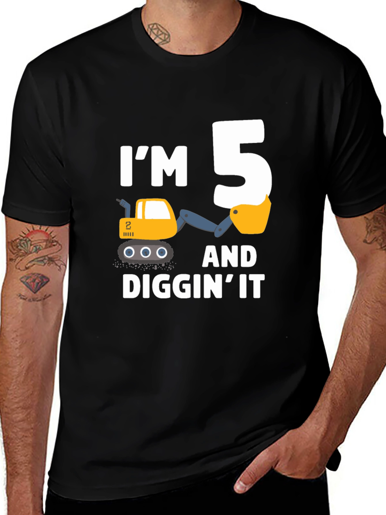 I'm 5 and Diggin' It Toddler Shirt