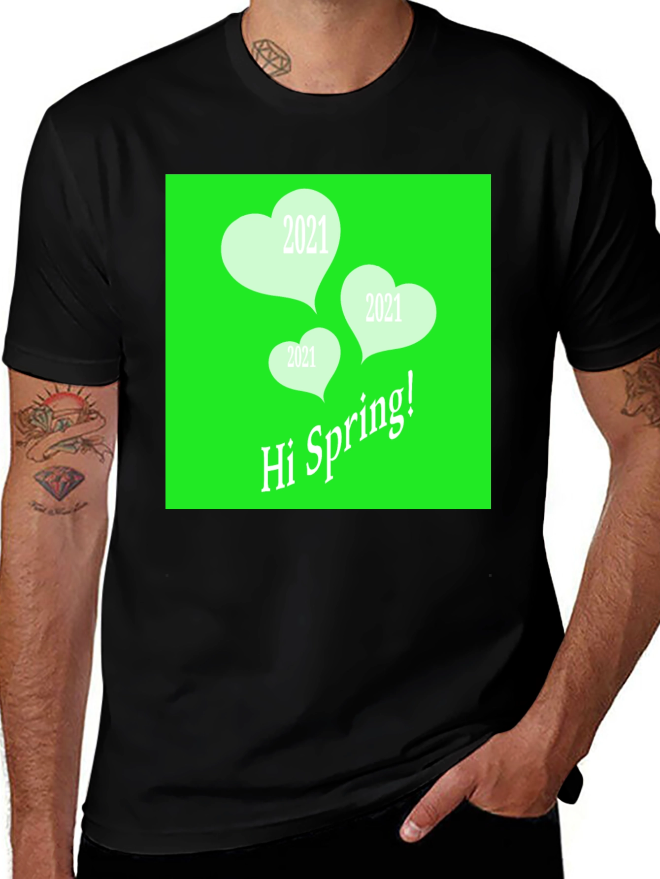 Variant 7 of Hi Spring 2021 T-Shirt