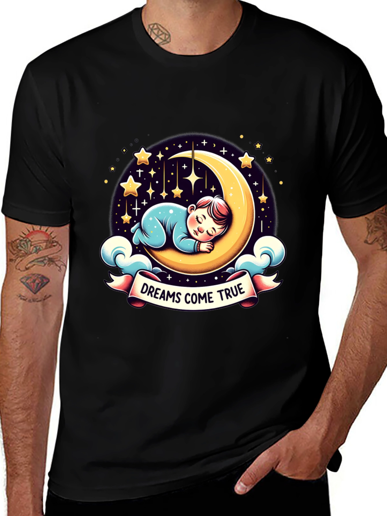 Variant 24 of Dreams Come True Baby Moon Graphic Tee