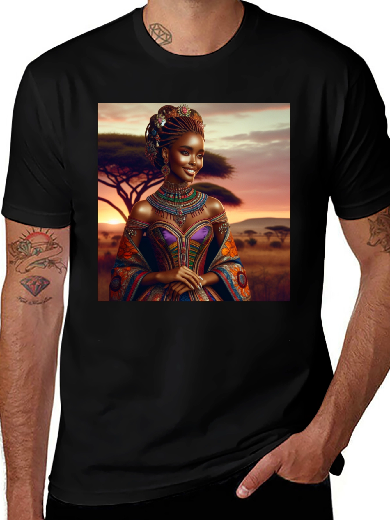 African Queen Graphic T-Shirt