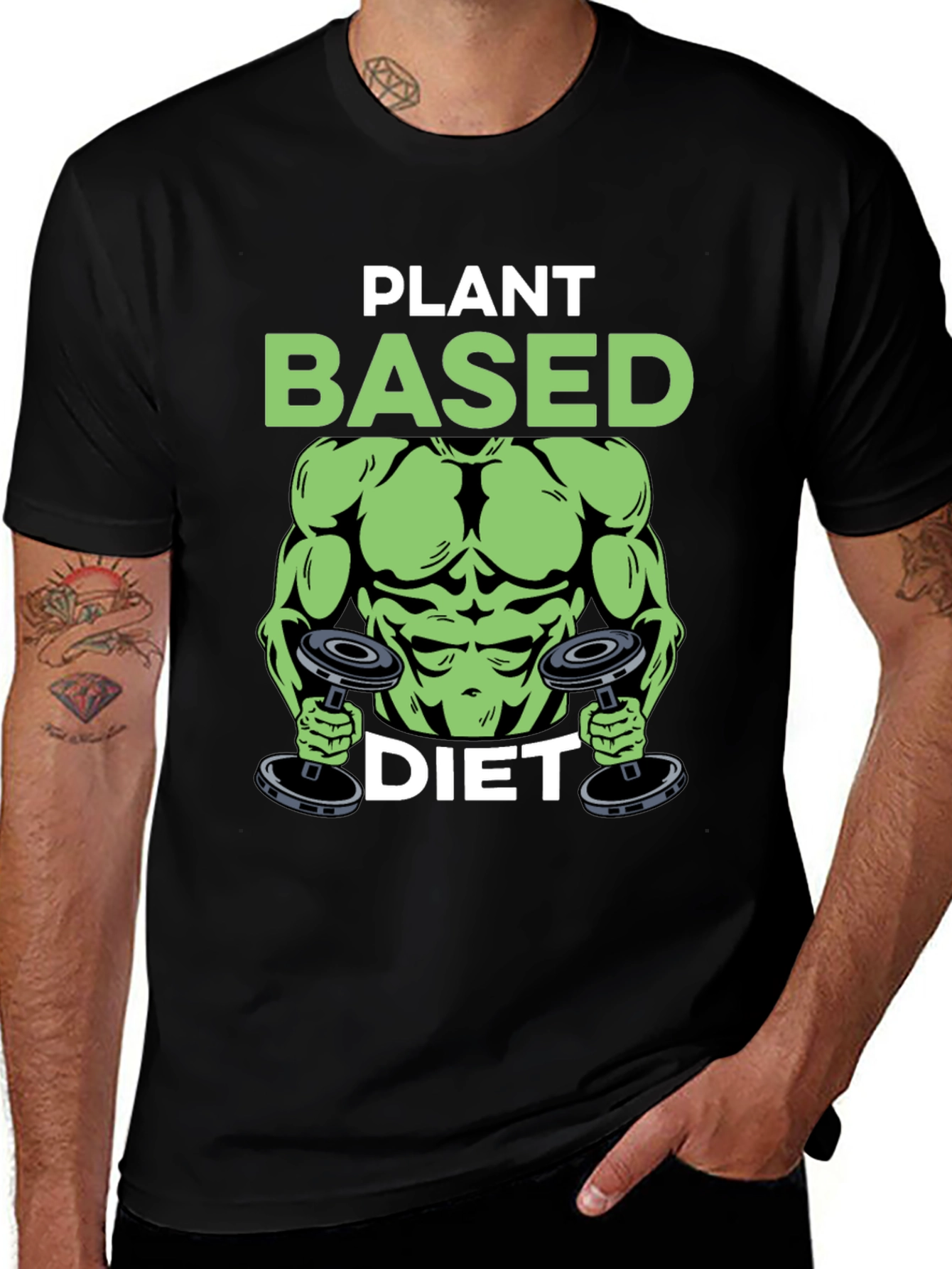 Variant 16 of Plant Based Diet Fitness T-Shirt