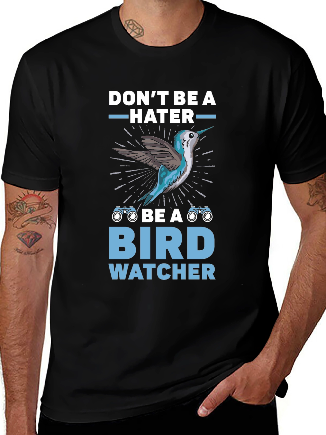 Variant 12 of Don't Be A Hater Be A Bird Watcher T-Shirt