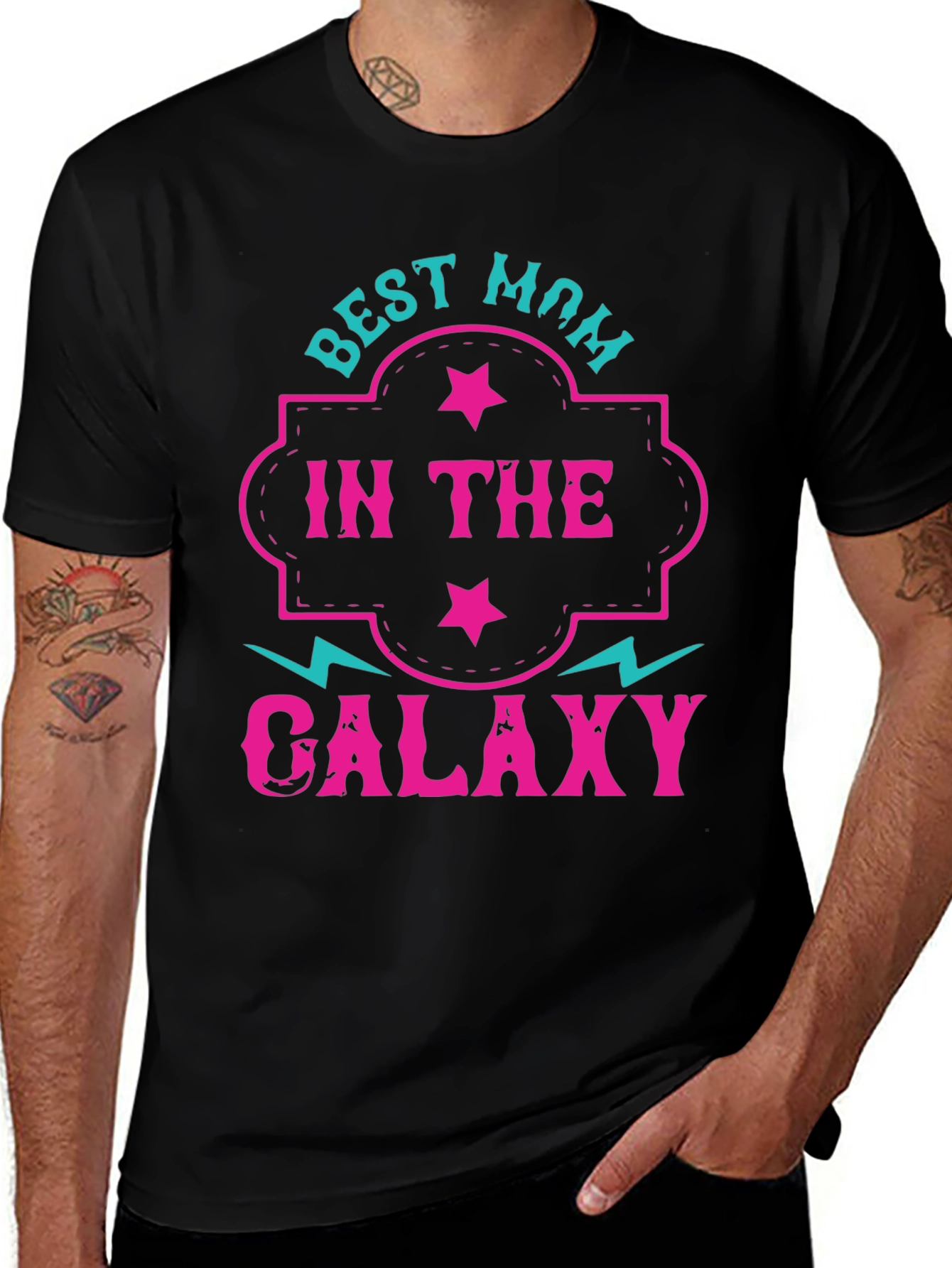 Variant 3 of Best Mom in the Galaxy Graphic T-Shirt