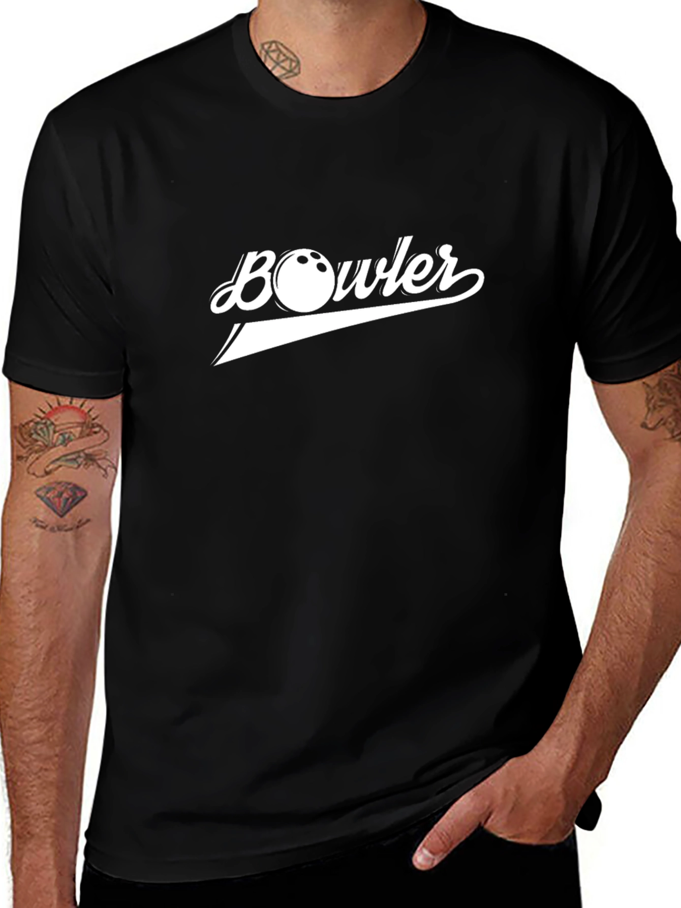 Variant 7 of Bowler Graphic Tee - Strike in Style!