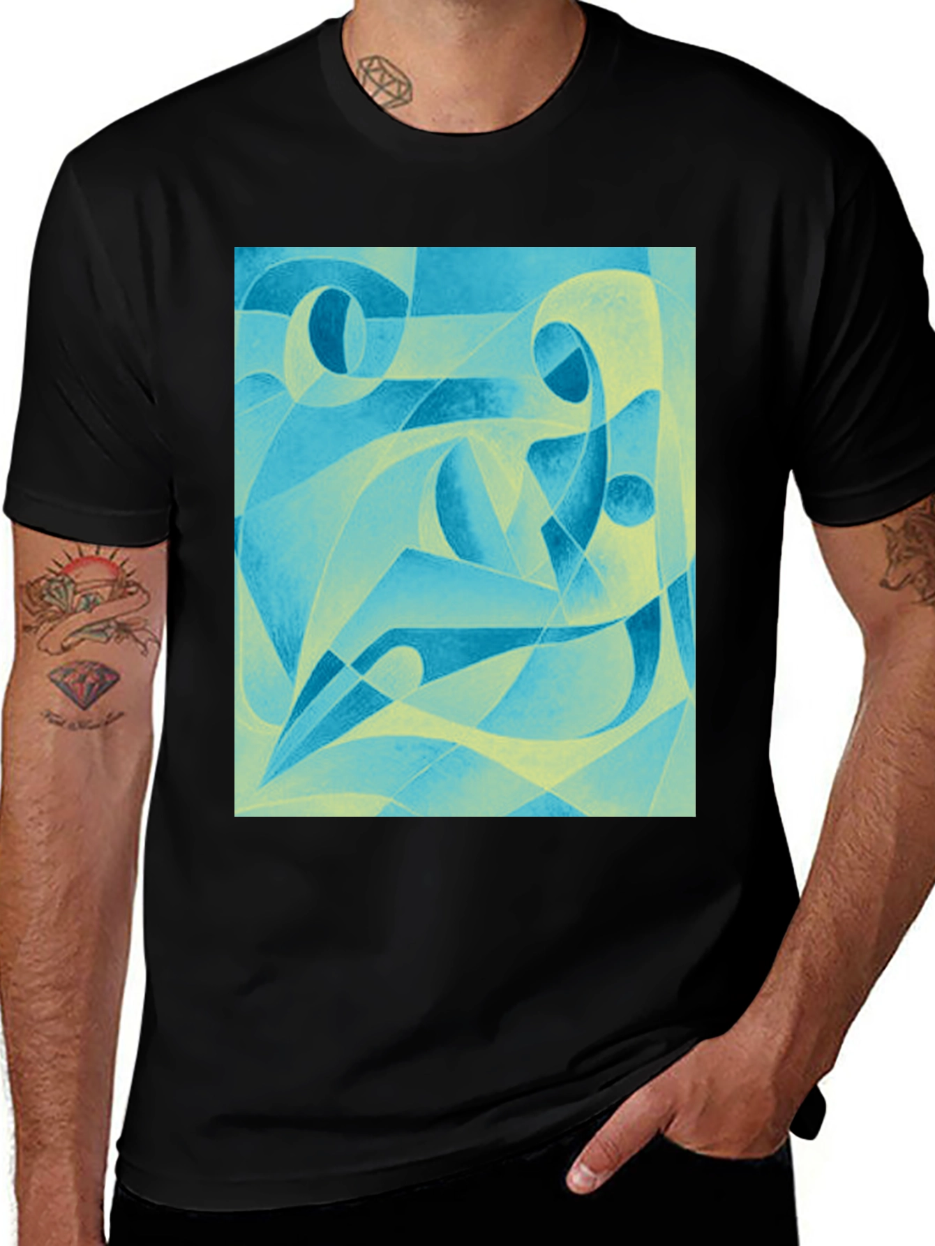Variant 23 of Abstract Art T-Shirt - Modern Graphic Tee
