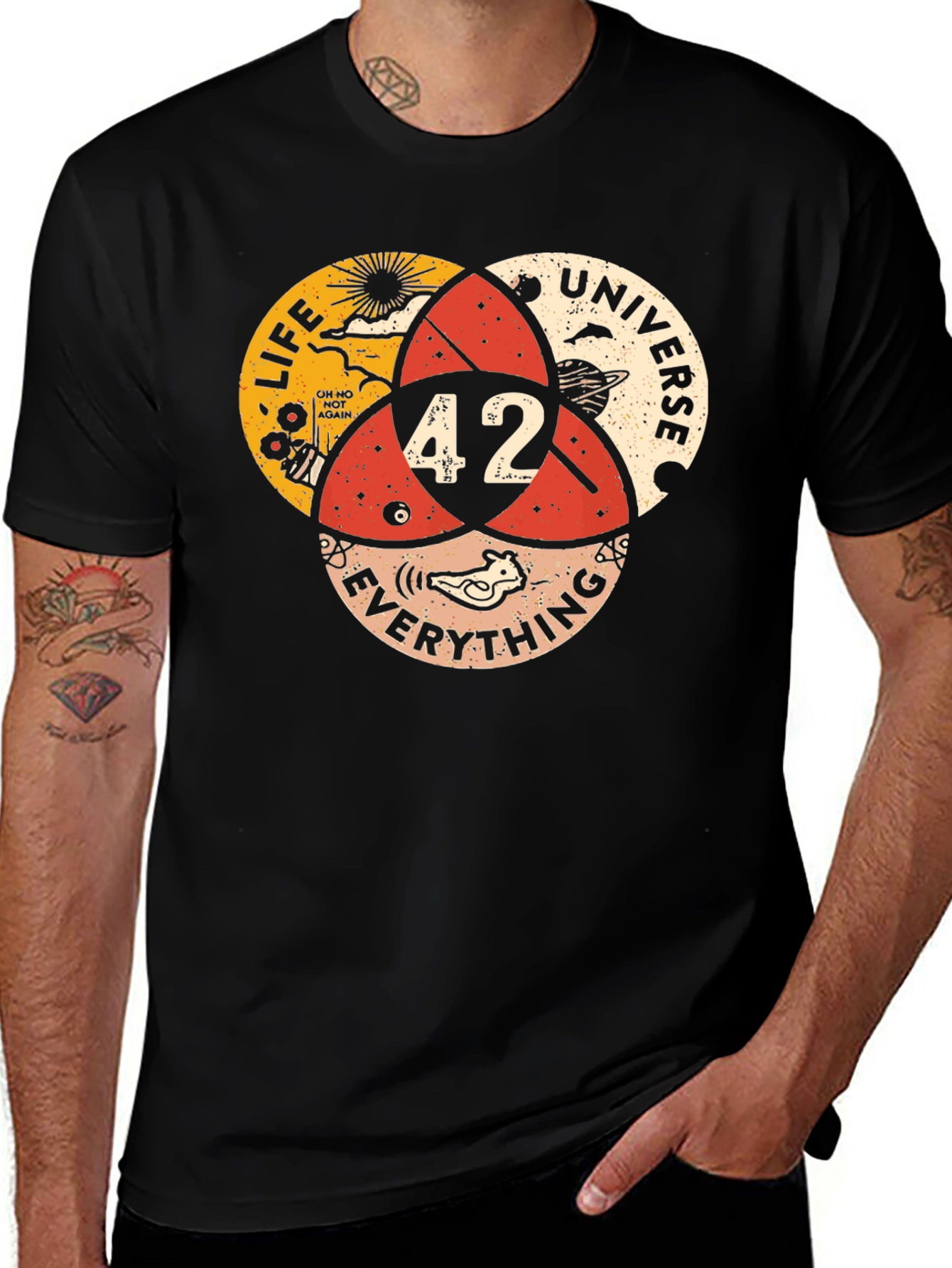 Variant 16 of 42 Answer T-Shirt - Life, Universe, Everything