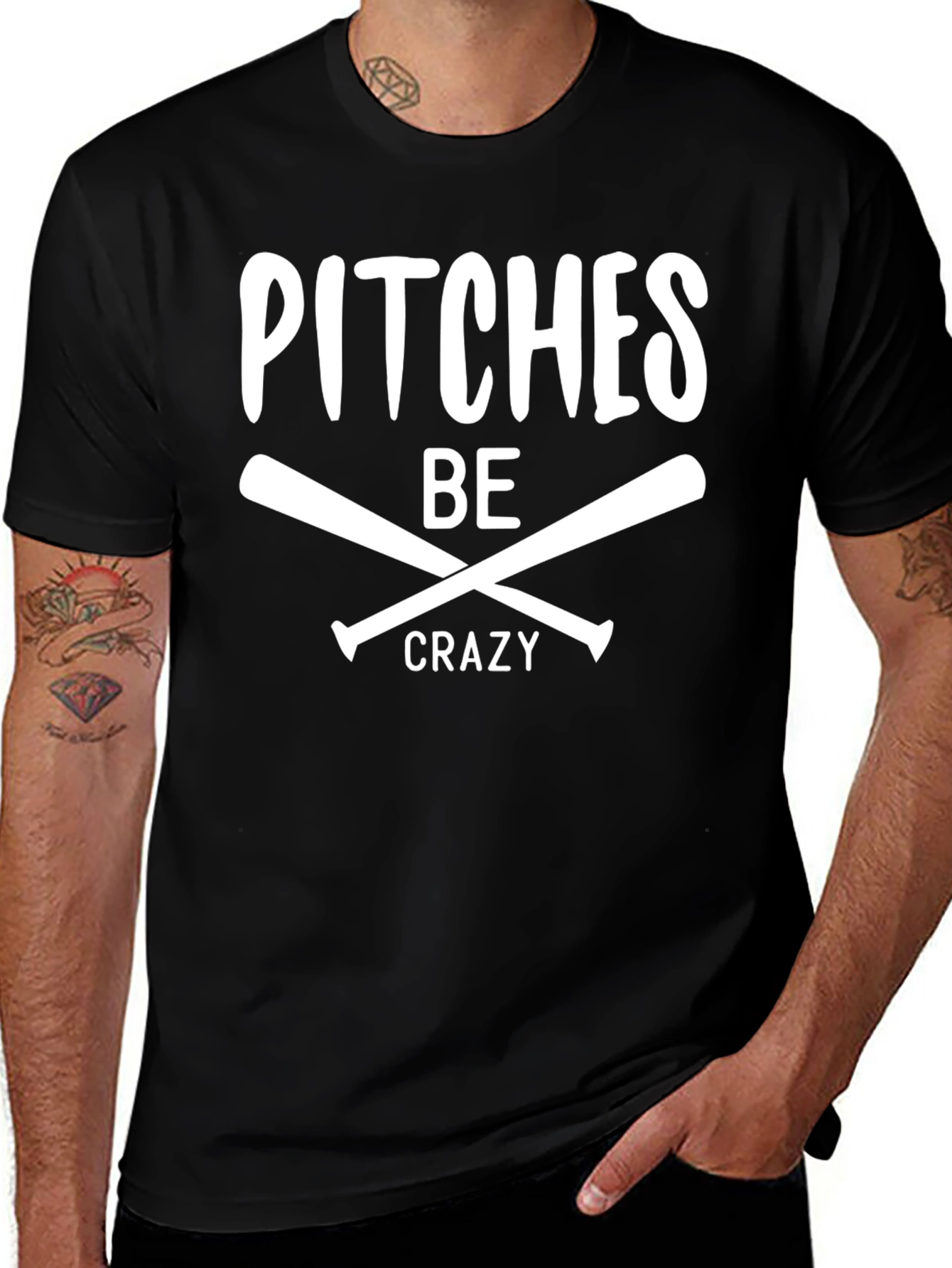 Variant 13 of Pitches Be Crazy Graphic Tee