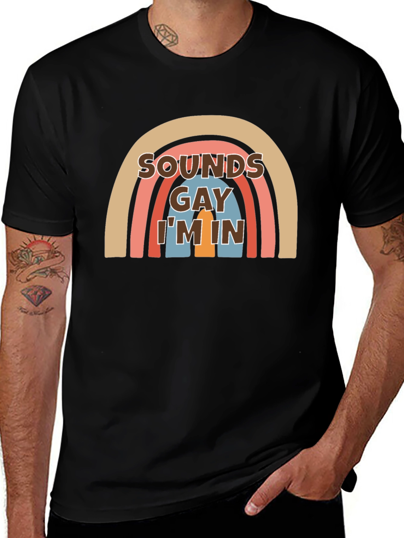 Variant 10 of Sounds Gay I'm In T-Shirt
