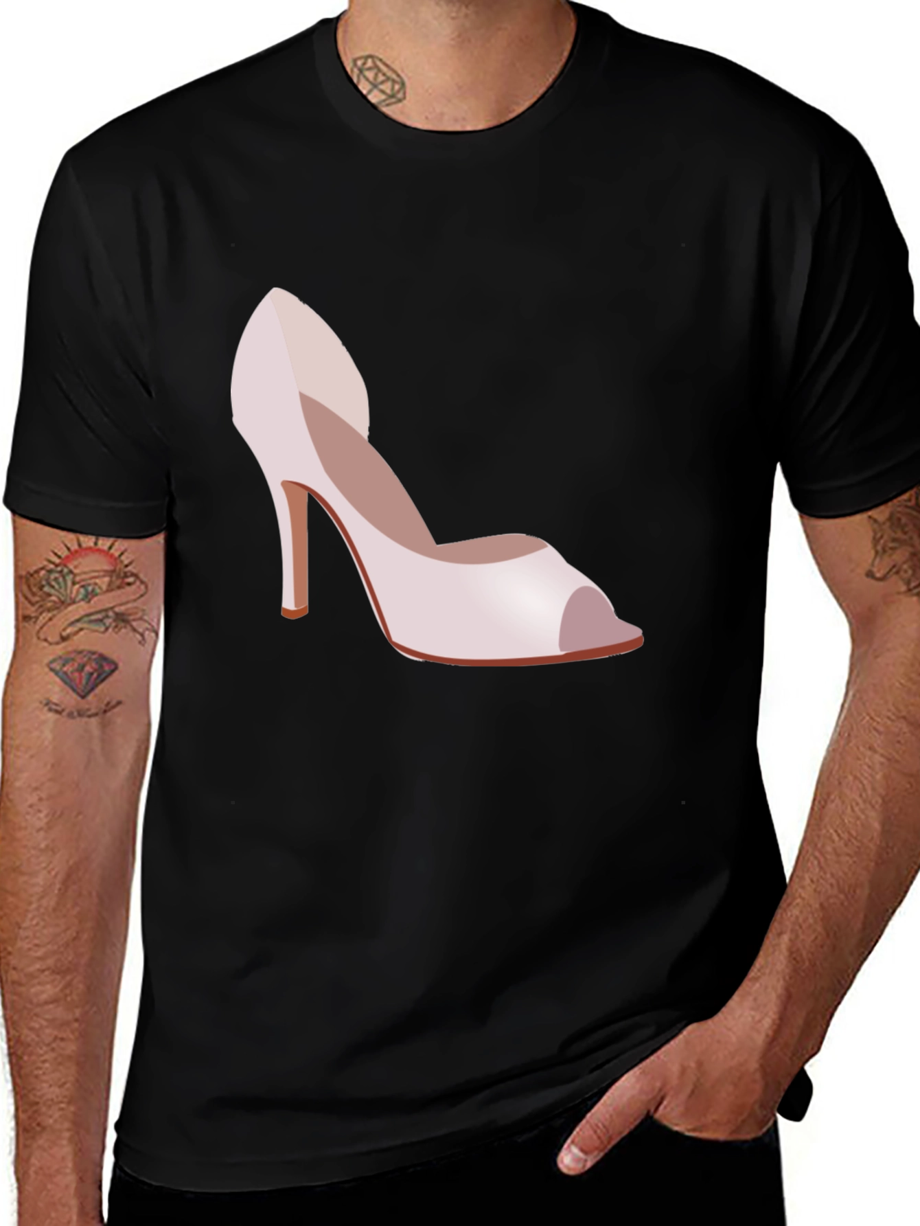 Variant 4 of Stylish High Heel Shoe T-Shirt