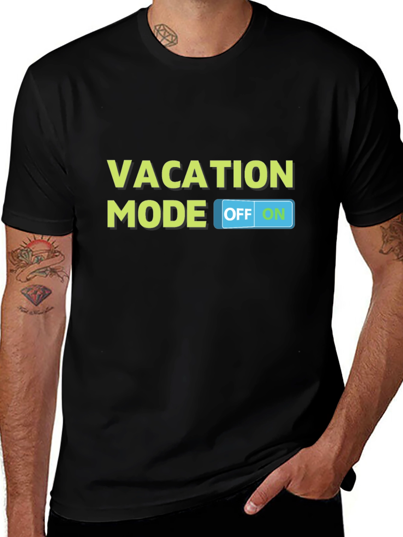 Variant 10 of Vacation Mode On T-Shirt - Relax & Enjoy!