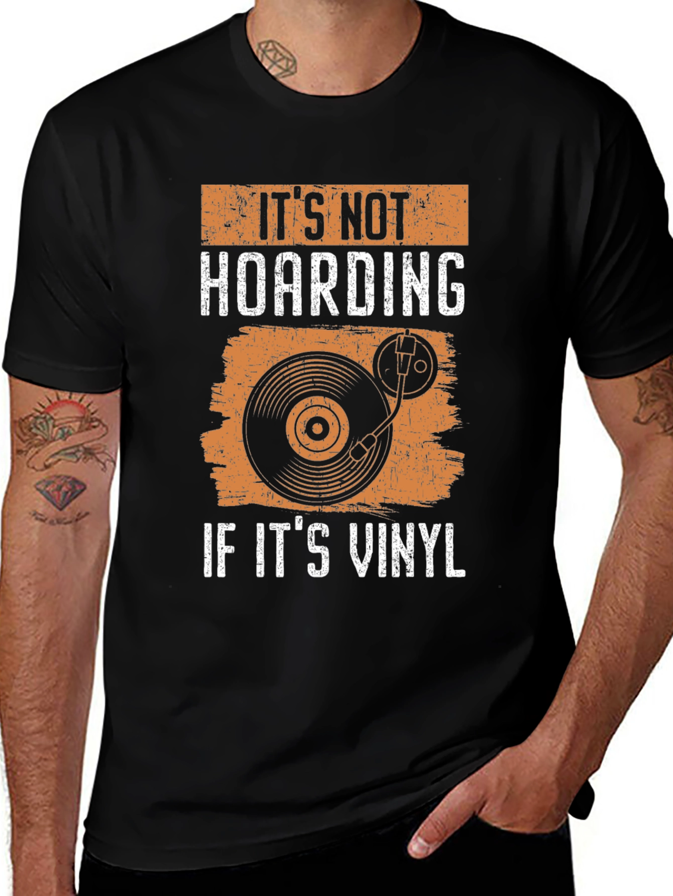 Variant 7 of It's Not Hoarding If It's Vinyl T-Shirt